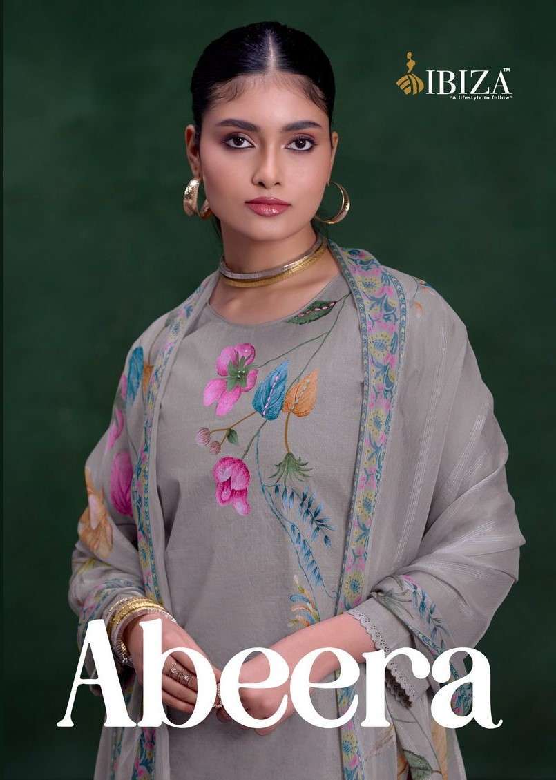 IBIZA ABEERA FANCY PURE ORGENDI LATEST SUIT CATALOGUE BEST RATE DEALER 2025