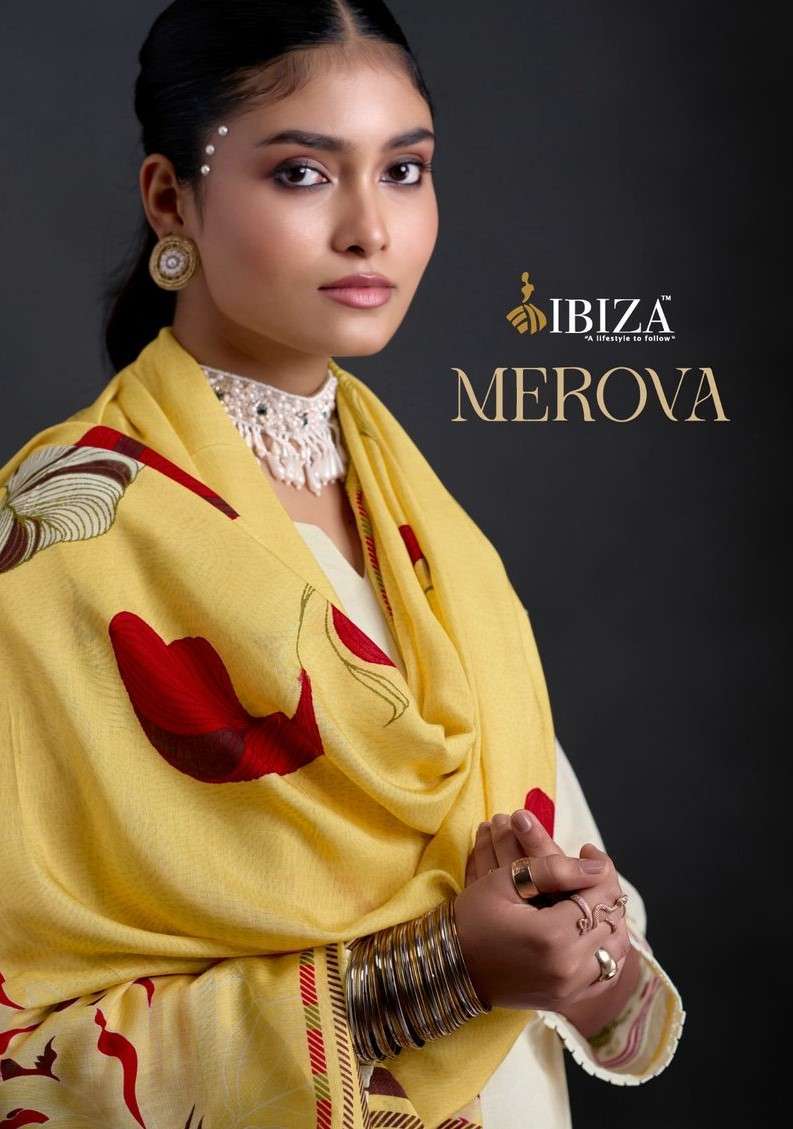 IBIZA MEROVA DIGITAL PRINTED ORGENDY LADIES SUIT COLLECTION BEST RATE DEALER 2025