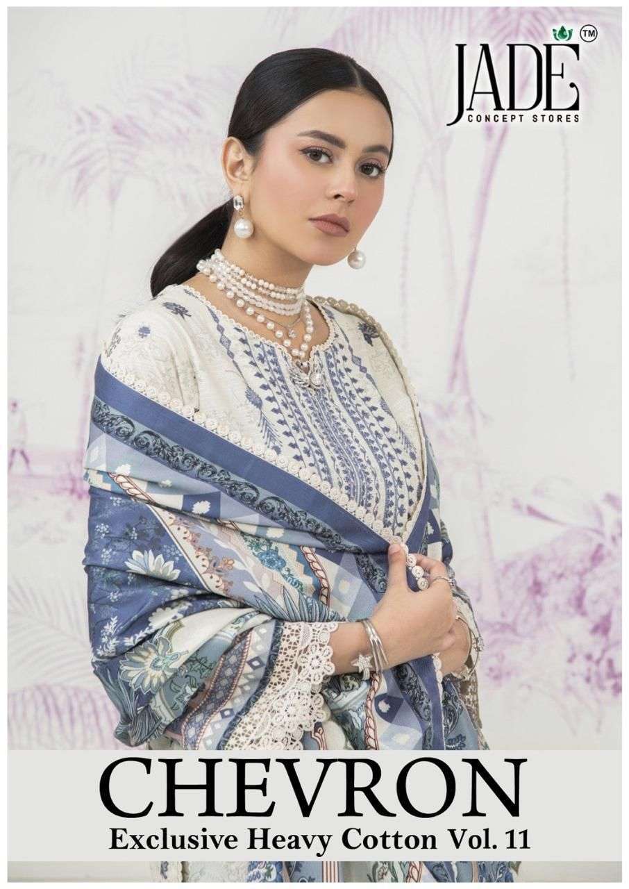 JADE CHEVRON VOL 11 KARACHI PRINT DRESS MATERIAL CATALOG SUPPLIER WHOLESALER 2025