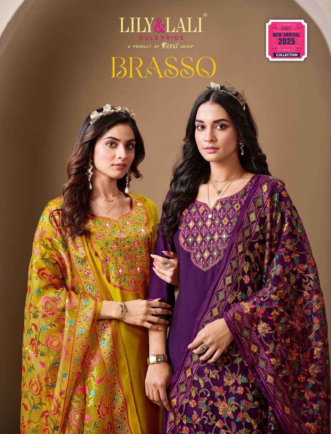 LILY AND LALI BRASSO TOP BOTTOM WITH DUPATTA SET COLLECTION BEST RATE 2025