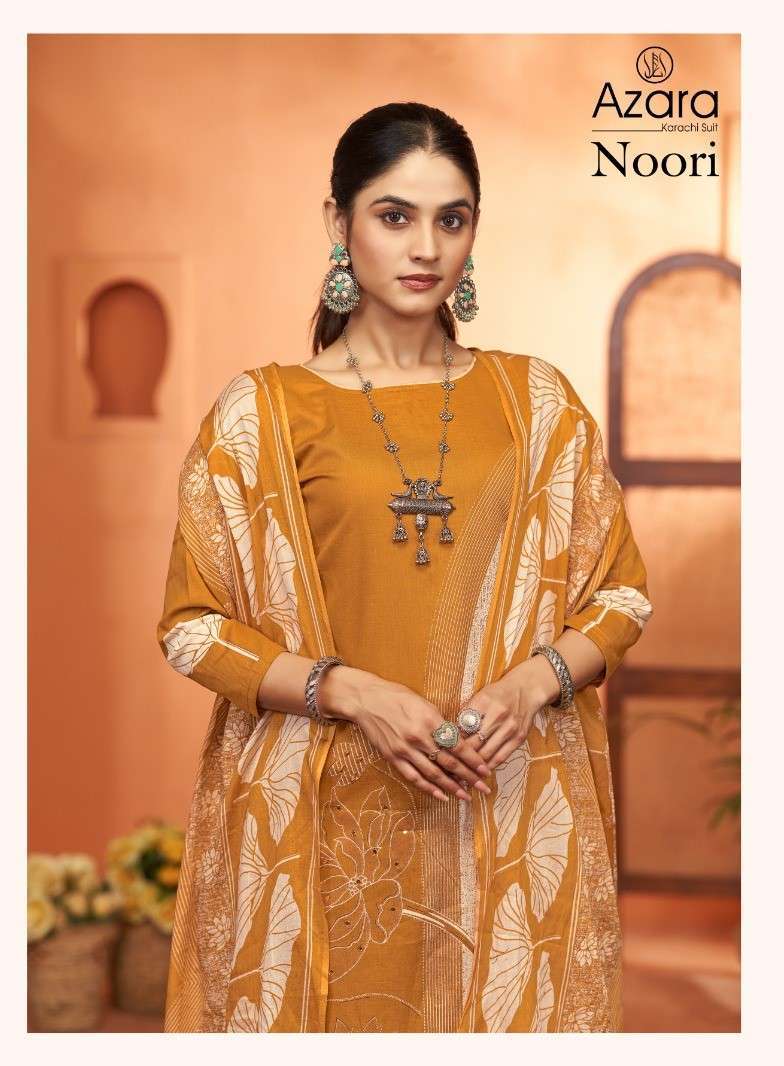 RADHIKA AZARA NOORI FANCY COTTON SALWER SUIT CATALOG WHOLESALE PRICE 