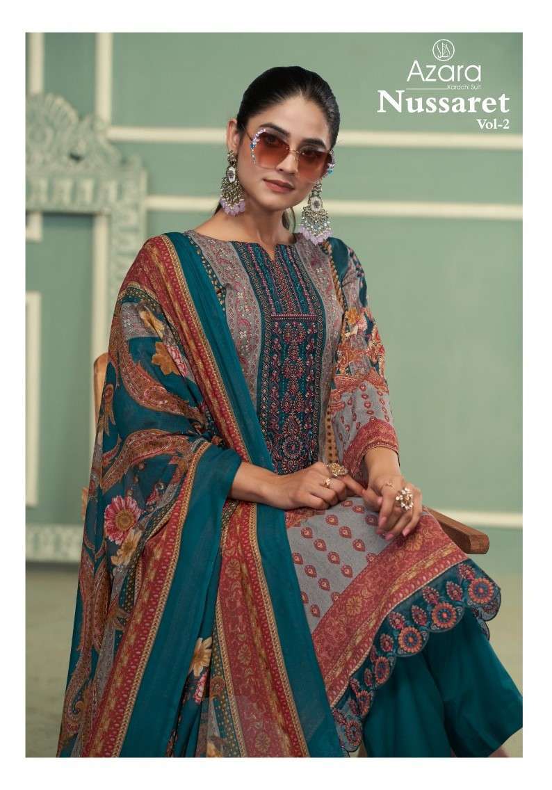 RADHIKA AZARA NUSSARET VOL 2 SUMMER COLLECTION SUIT DEALER 