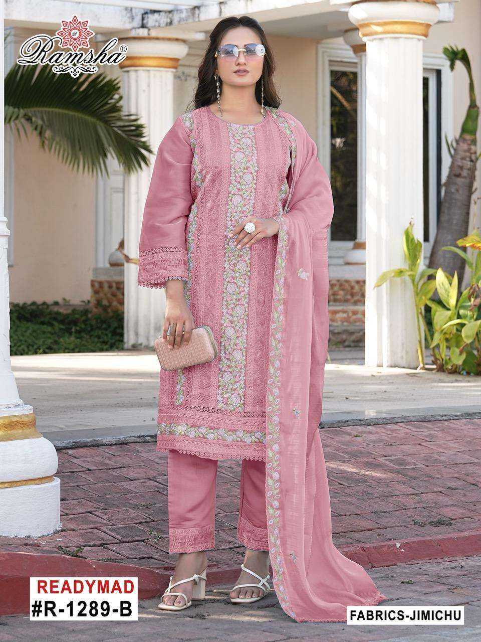 RAMSHA R 1289 NX READYMADE PAKISTANI WHOLESALER SUIT COLLECTION 2025