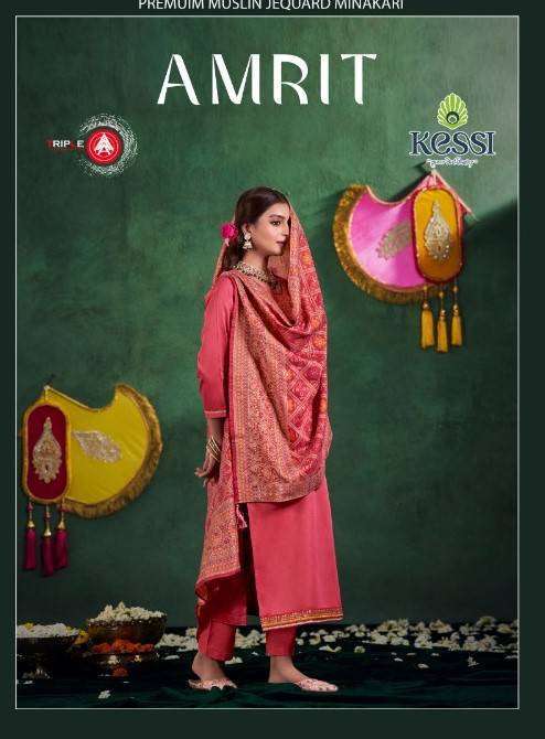 TRIPLE AAA AMRIT FESTIVE WEAR DESIGNER COTTON SUIT CATALOG DEALER 2025