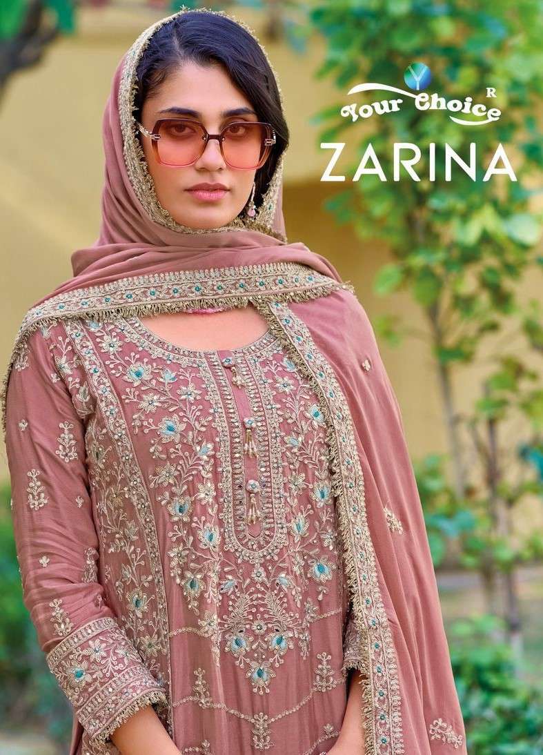 YOUR CHOICE ZARINA DESIGNER 3 PIECE PARTYWEAR COLLECTION BEST RATE DEALER 2025