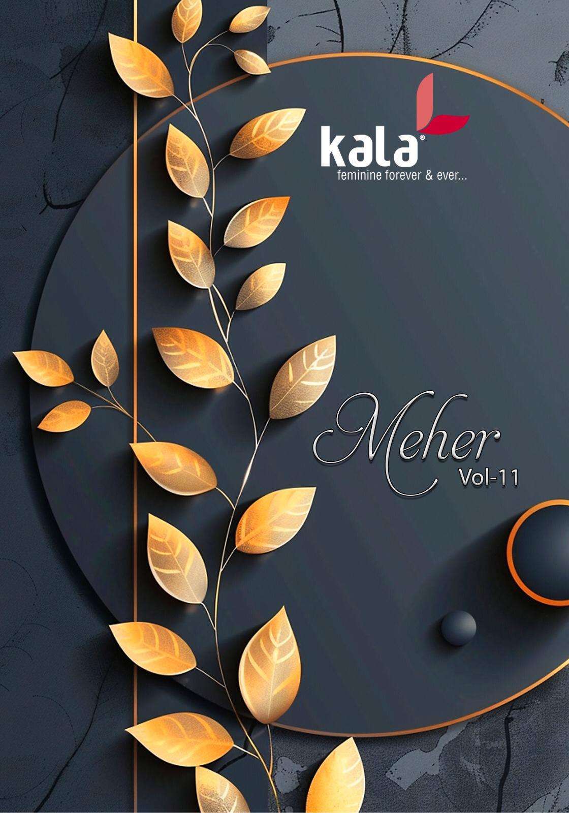 KALA SUIT MEHAR VOL 11 KARACHI PRINT COTTON DRESS MATERIAL WHOLESALER 