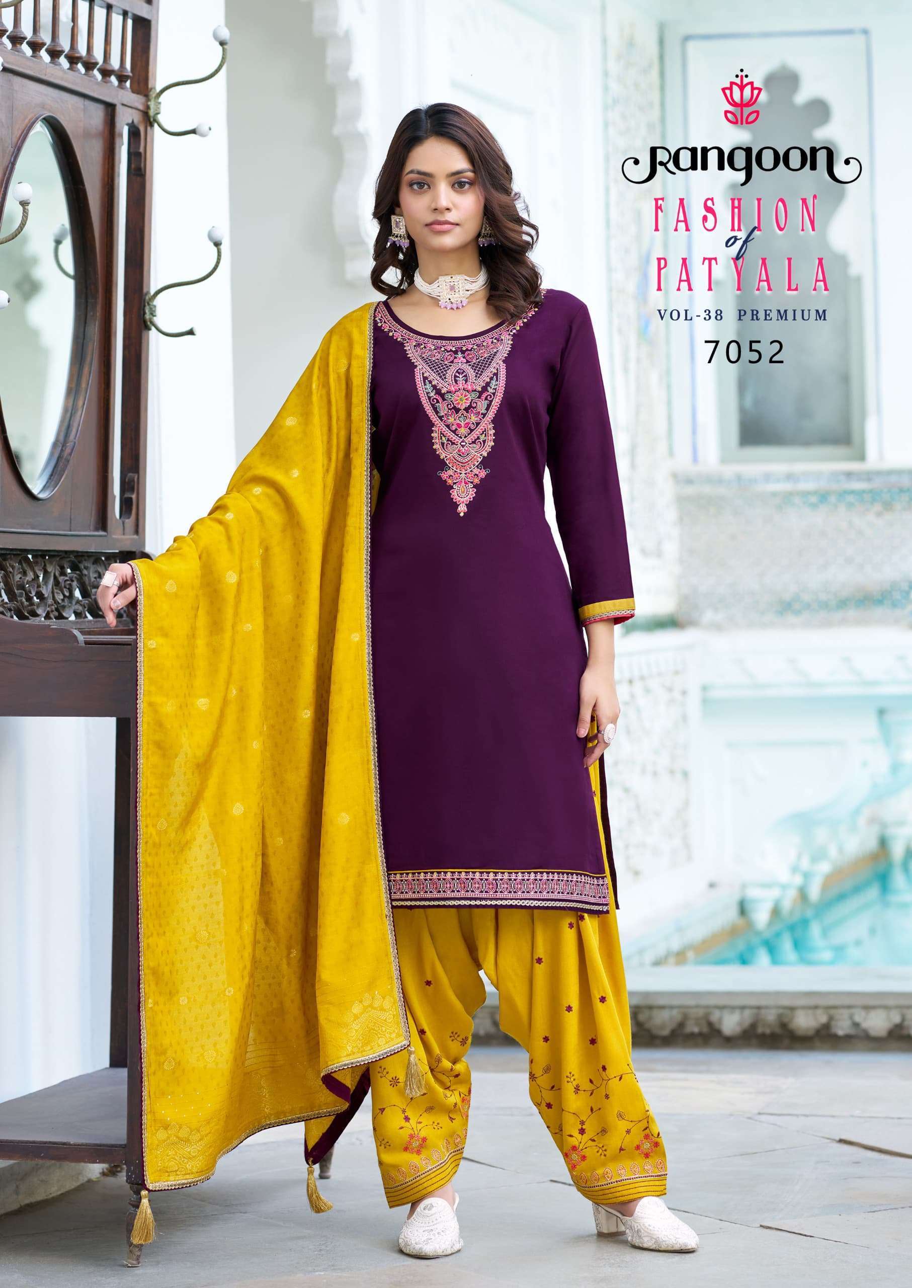 RANGOON FASHION OF PATIYALA VOL 38 PATYALA SUIT WHOLESALER 2025