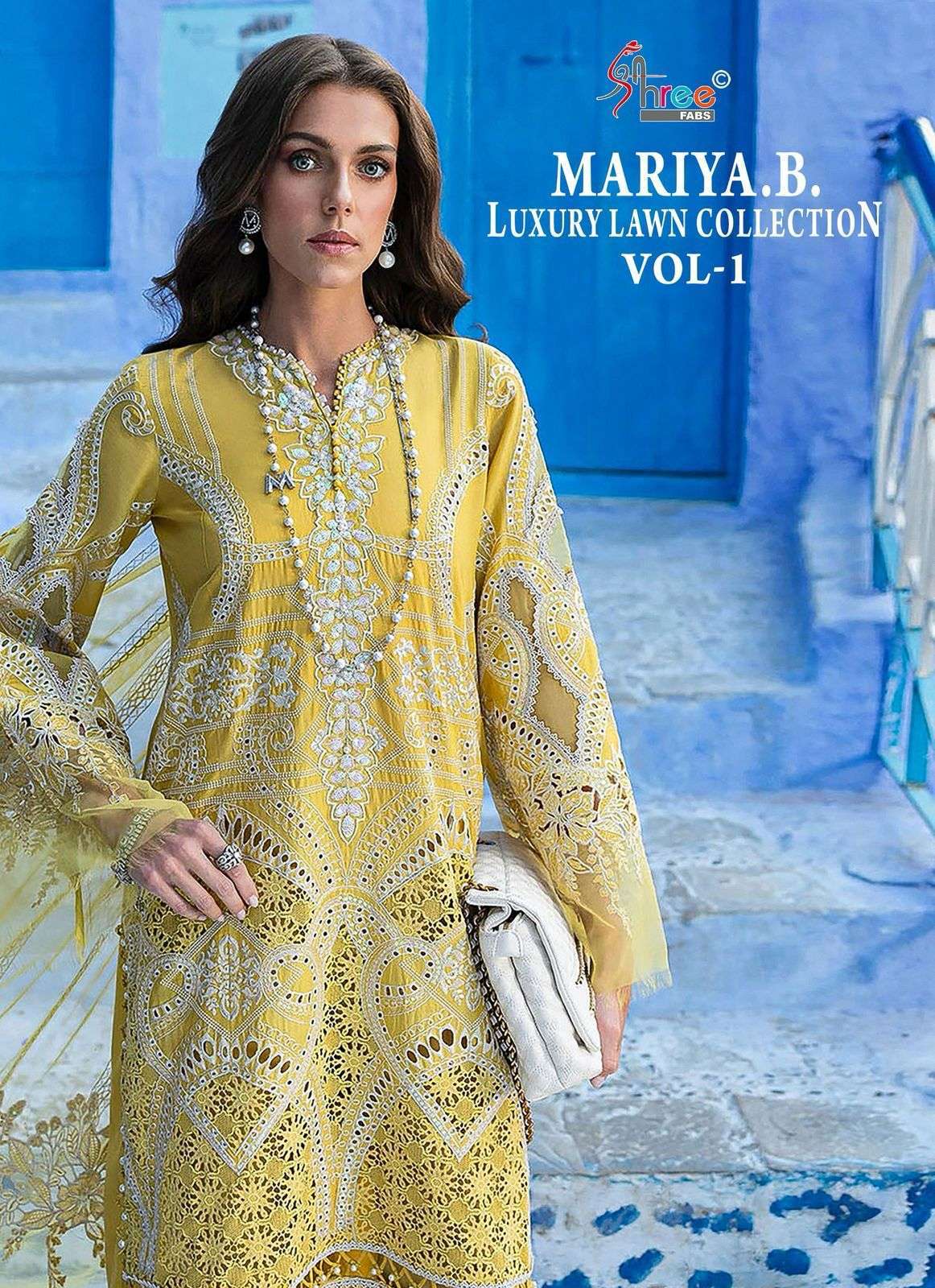 SHREE FAB MARIYA B LUXURY LAWN COLLECTION VOL 1 PURE COTTON PAKISTANI DRESS SUPPLIER 2025