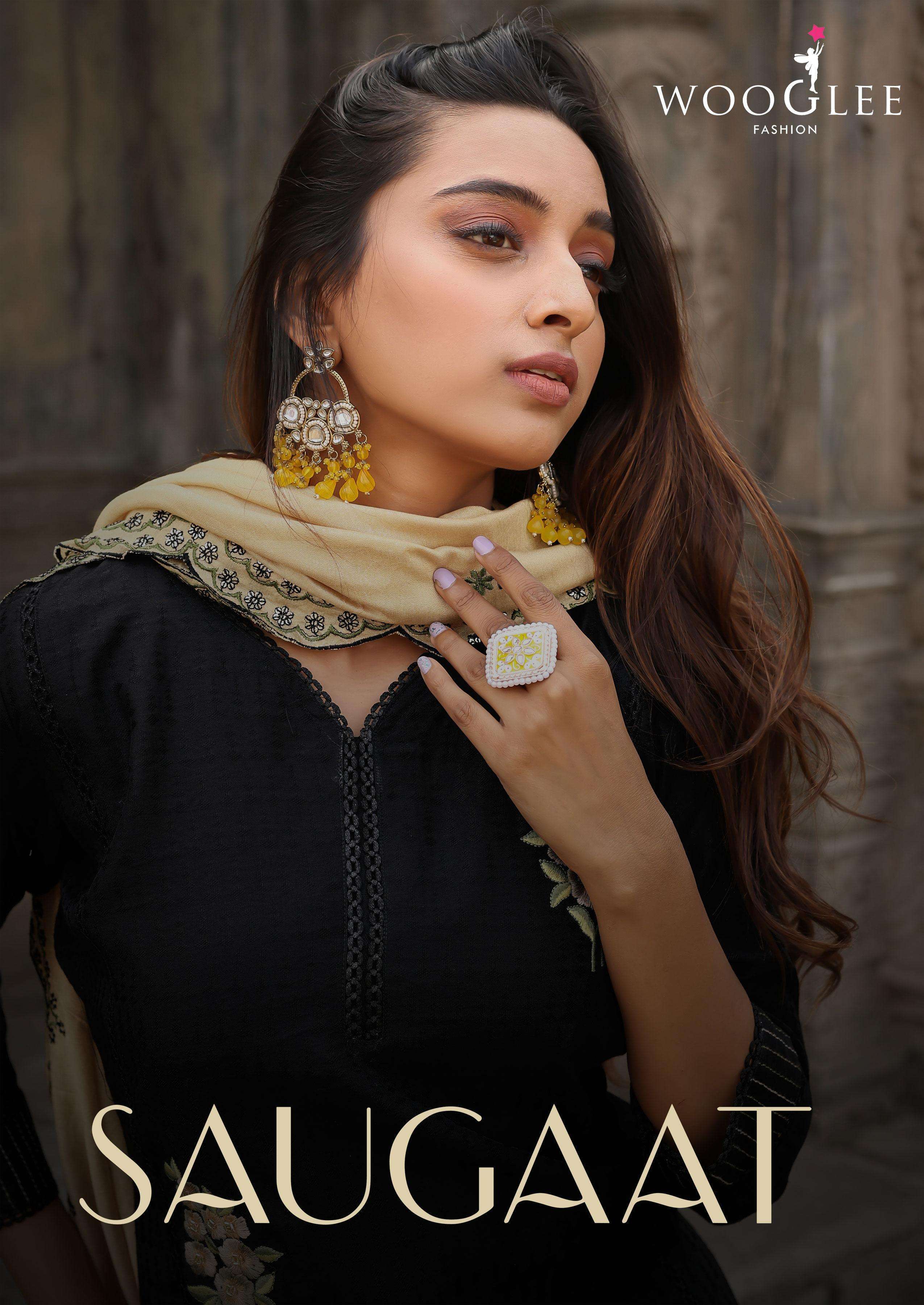WOOGLEE SAUGAAT FANCY READYMADE KURTI PANT WITH DUPATTA SET COLLECTION BEST RATE 