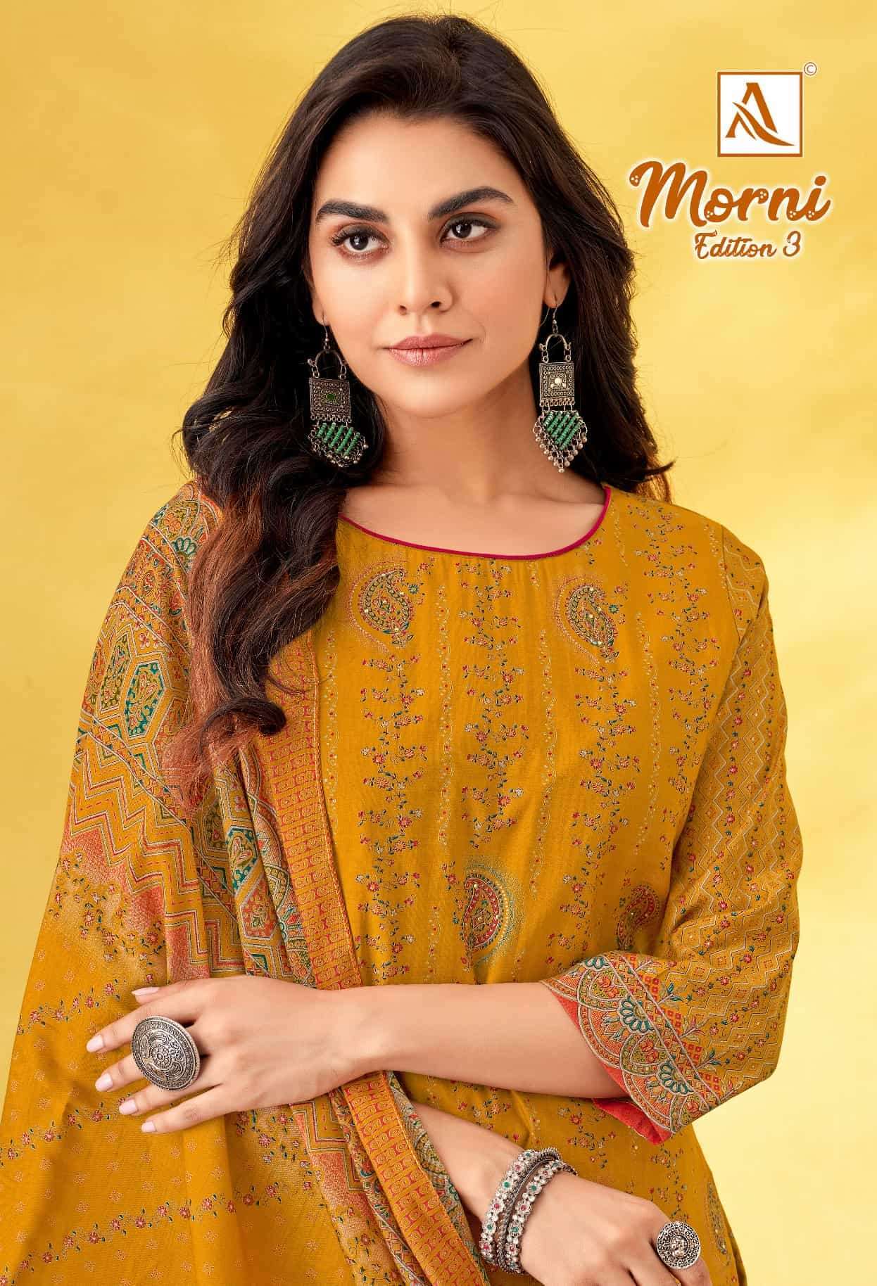 ALOK SUIT MORNI EDITION 3 MODEL SUIT WHOLESALER 2025