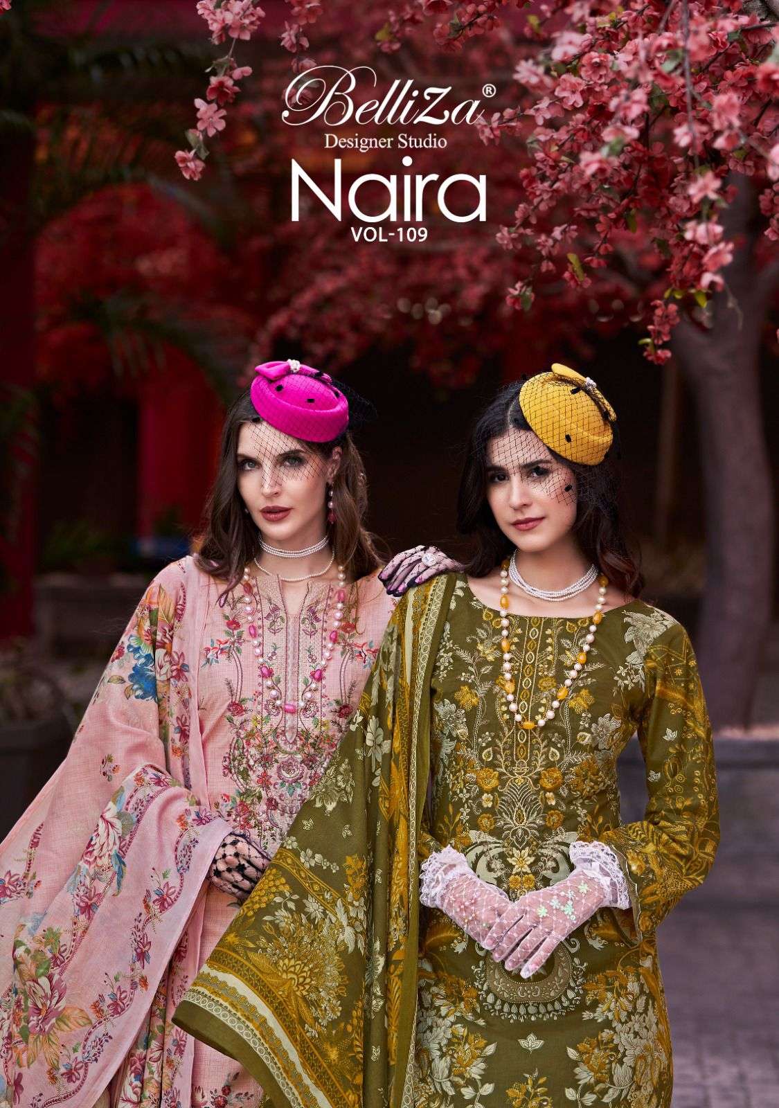 BELLIZA NAIRA VOL 109 PURE COTTON LADIES SUIT EXPORTER 