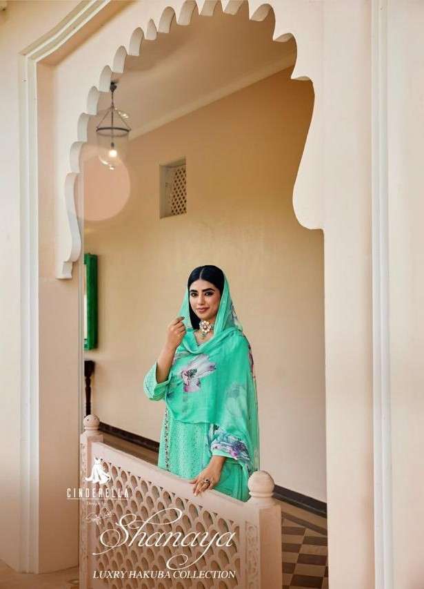 CINDERELLA SHANAYA HIT DESIGN CAMRIC COTTON SALWER KAMEEZ 