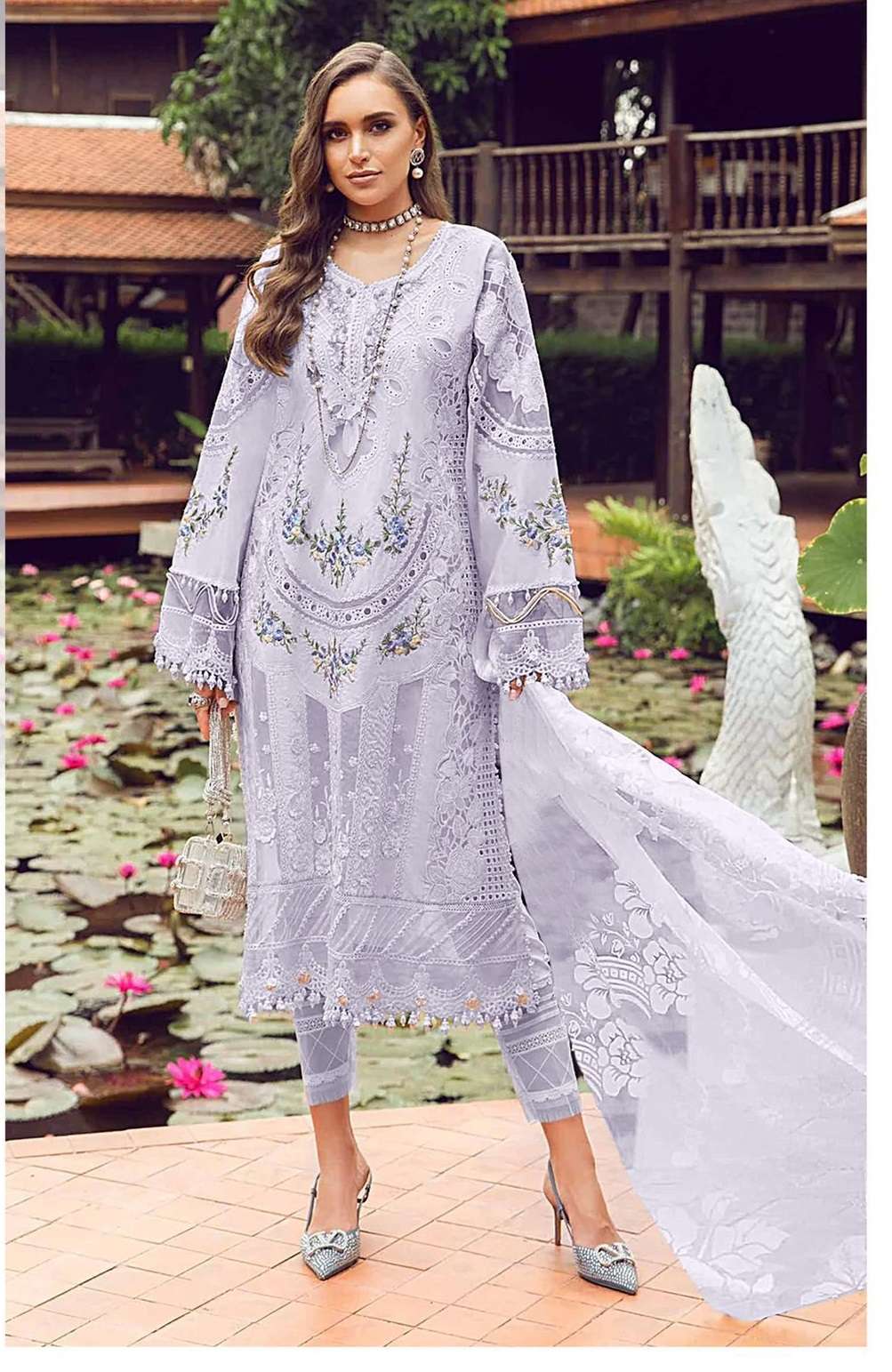 COSMOS FASHION AAYRA LUXURY EID COLLECTION SUIT WHOLESALE PRICE 