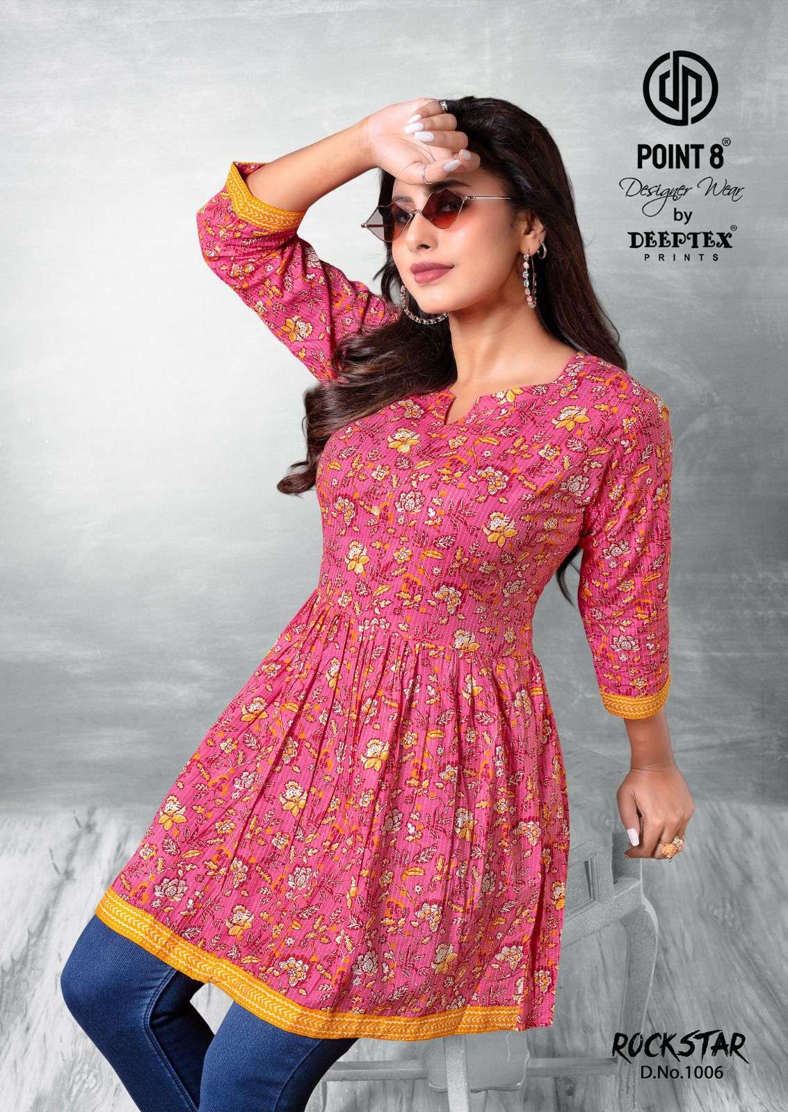 DEEPTEX ROCKSTAR VOL 1 SHORT KURTI WHOLESALER 2025