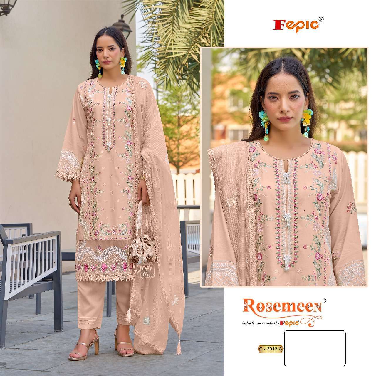 FEPIC C 2013 COLORS PAKISTANI SUIT WHOLESALE PRICE 2025