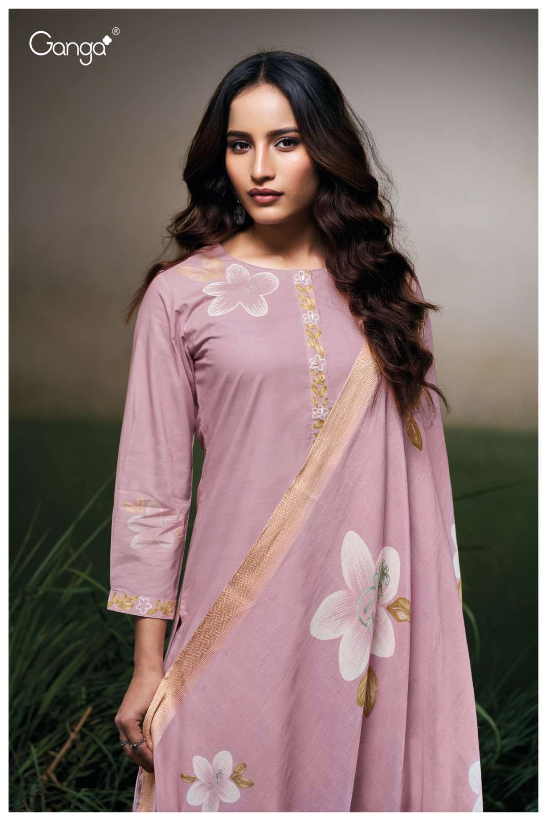 GANGA FASHION FARYAT 3523 COTTON PRINTED SALWER KAMEEZ WHOLESALE PRICE 