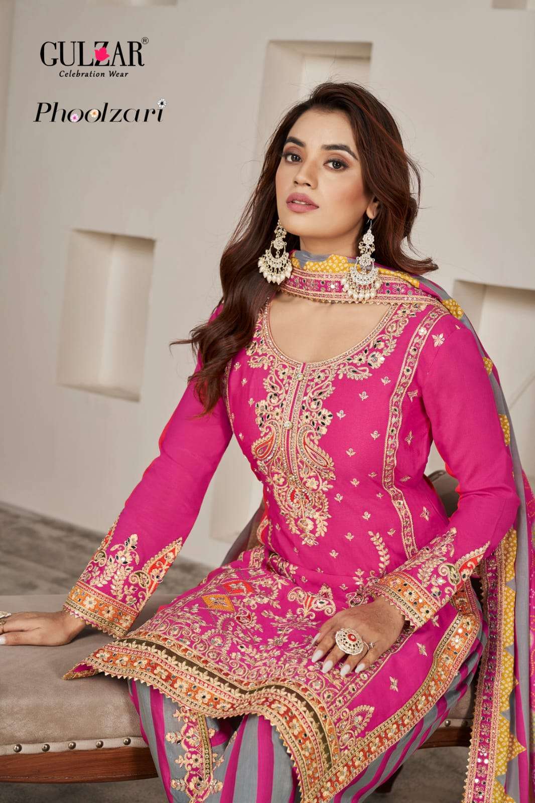 GULZAR PHOOLZARI 2081 TO 2084 DESIGNER DRESS CATALOG WHOLESALER PRICE 2025