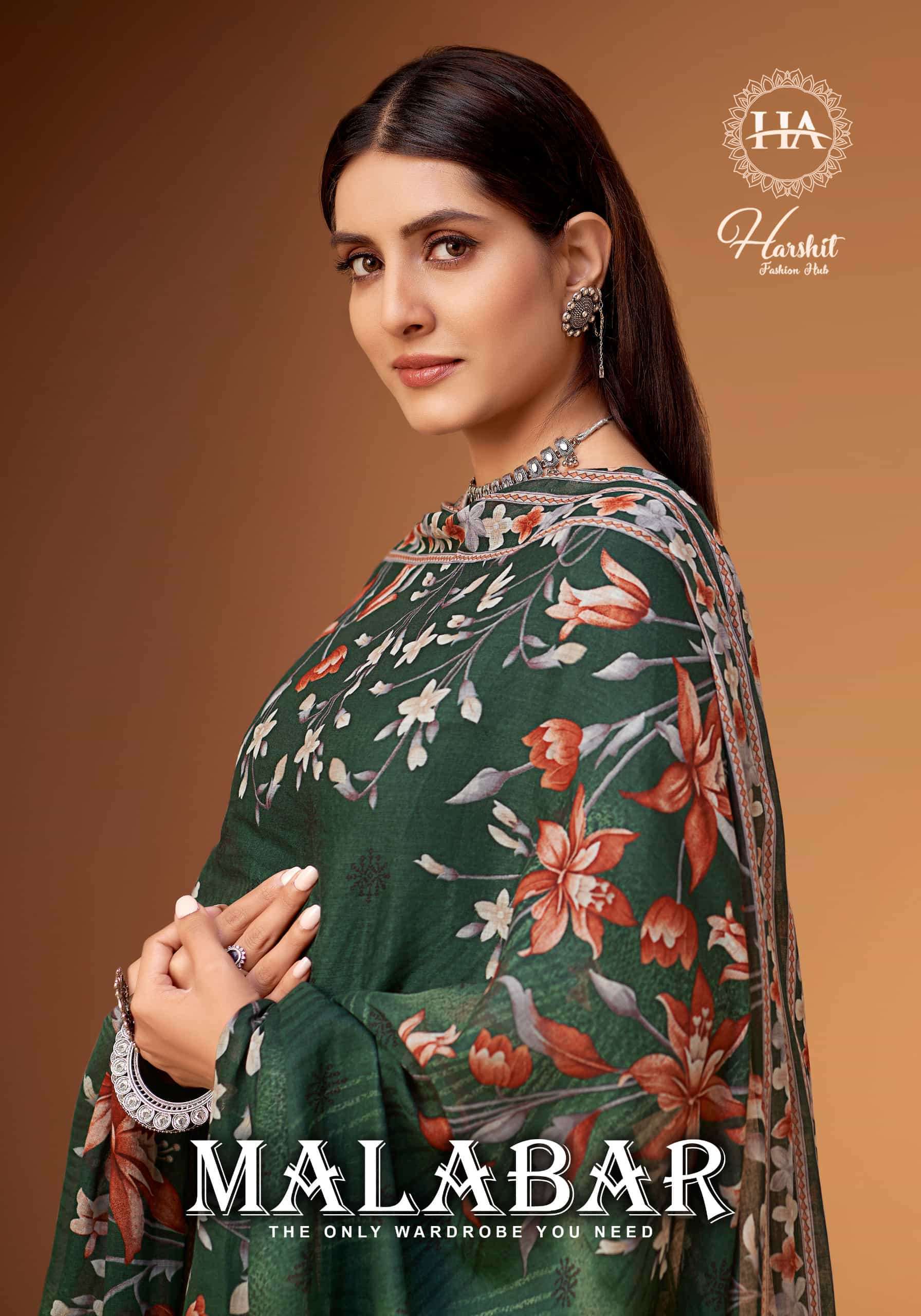 HARSHIT FASHION MALABAR LADIES DRESS CATALOGUE WHOLESALE PRICE 