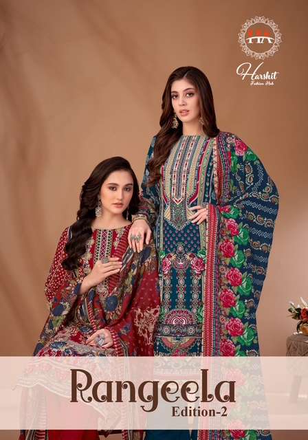 HARSHIT FASHION RANGEELA EDITION 2 VISCOSE RAYON SUIT WHOLESALE PRICE DEALER 2025