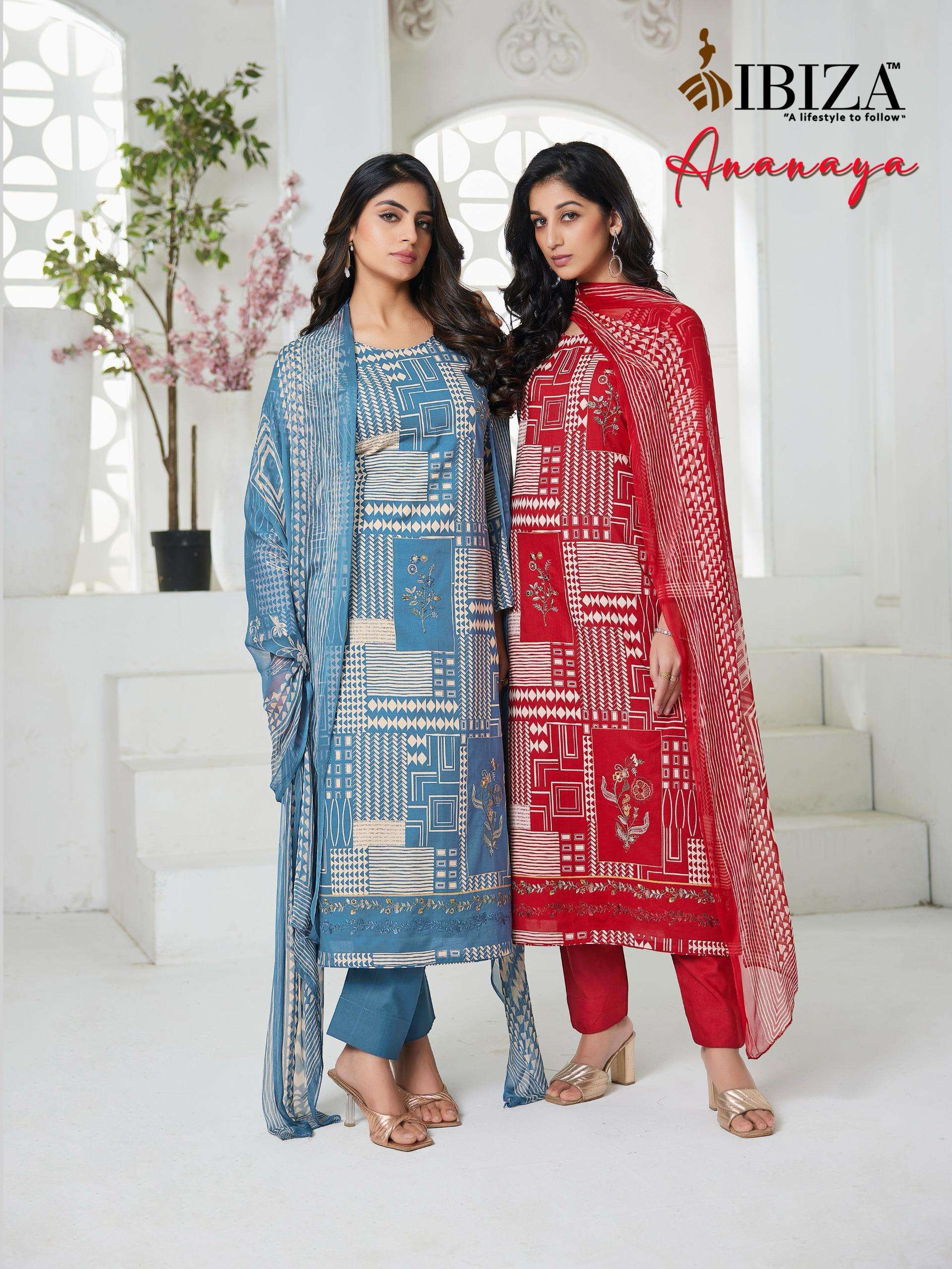 IBIZA ANANAYA FANCY CAMRIC COTTON SUIT WHOLESALE PRICE 2025