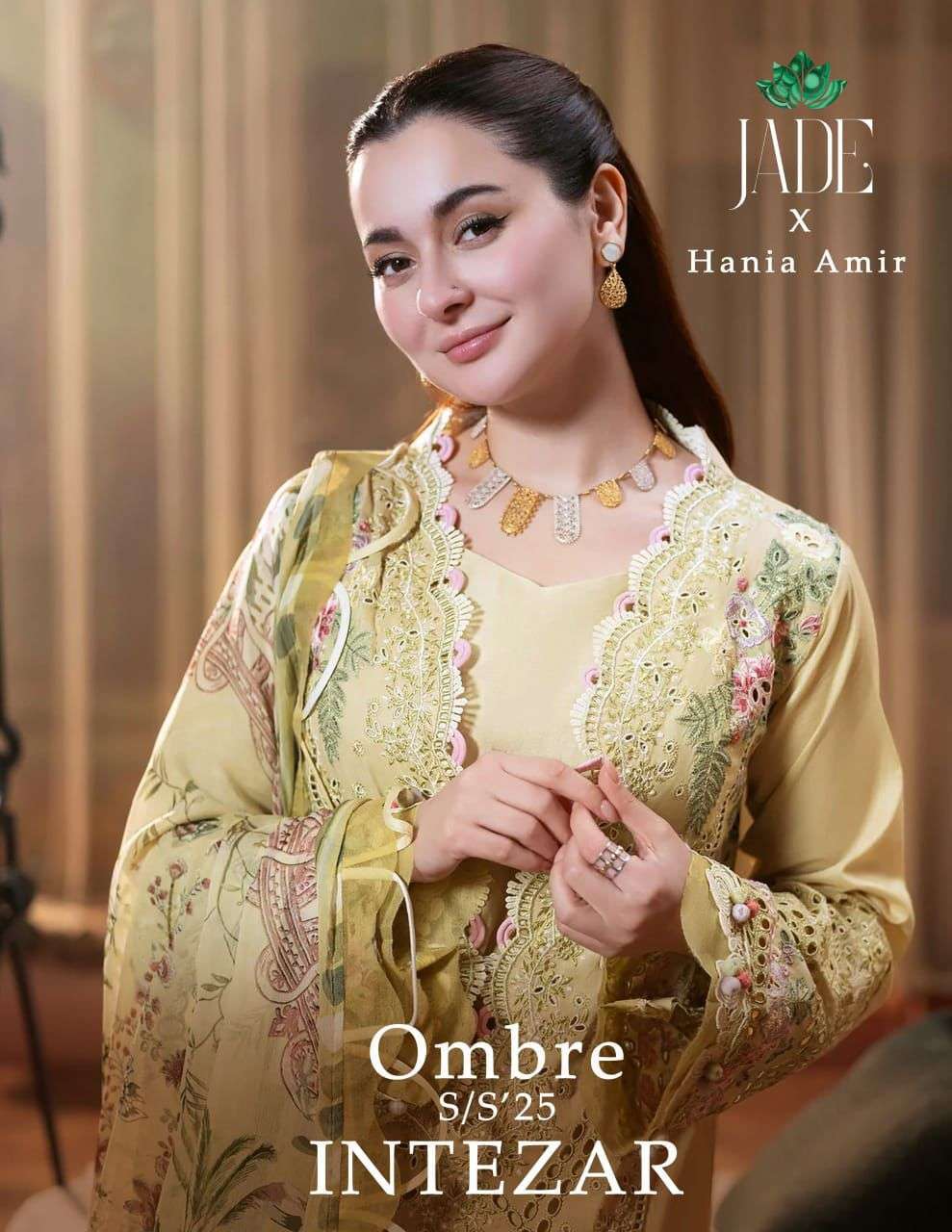 JADE OMBRE INTEZAR PURE COTTON PRINTED SUIT WHOLESALER 