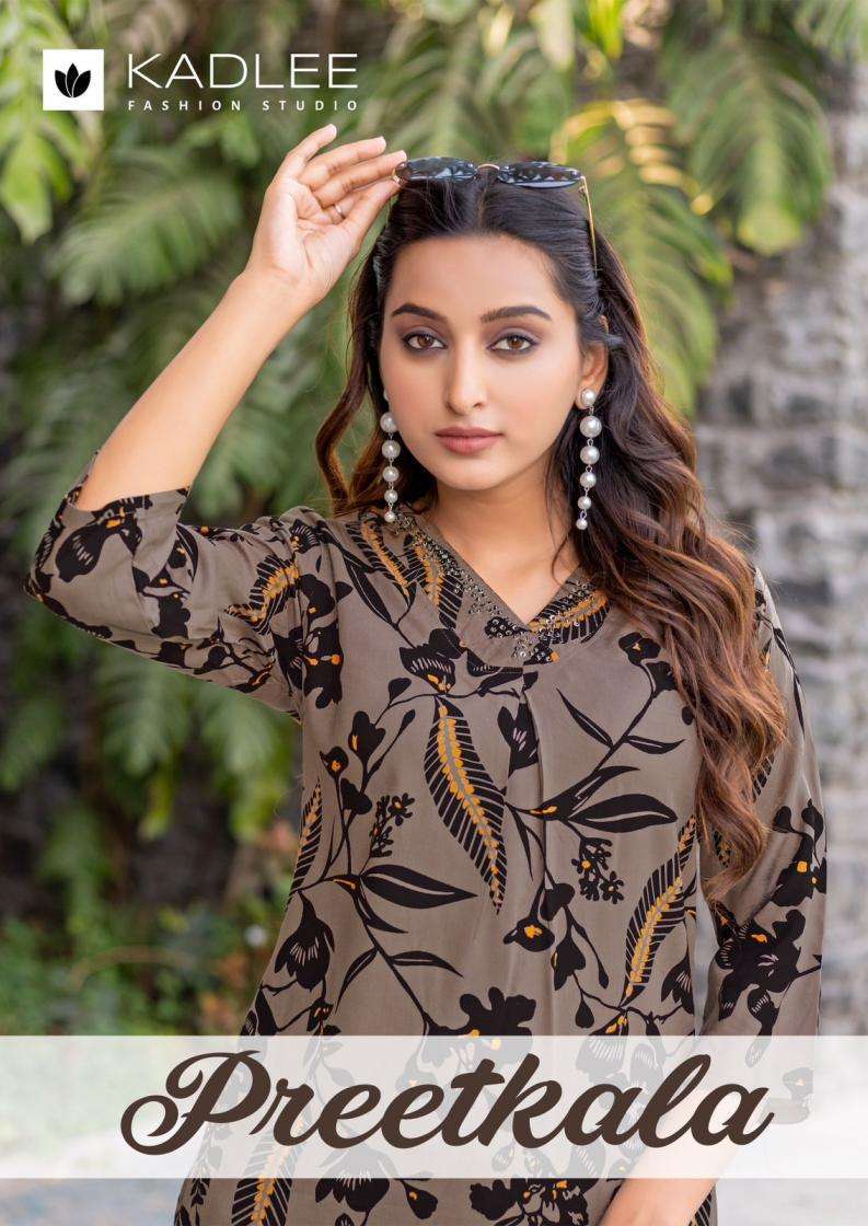 KADLEE PREETKALA FANCY RAYON PRINTED SUIT WHOLESALER 2025