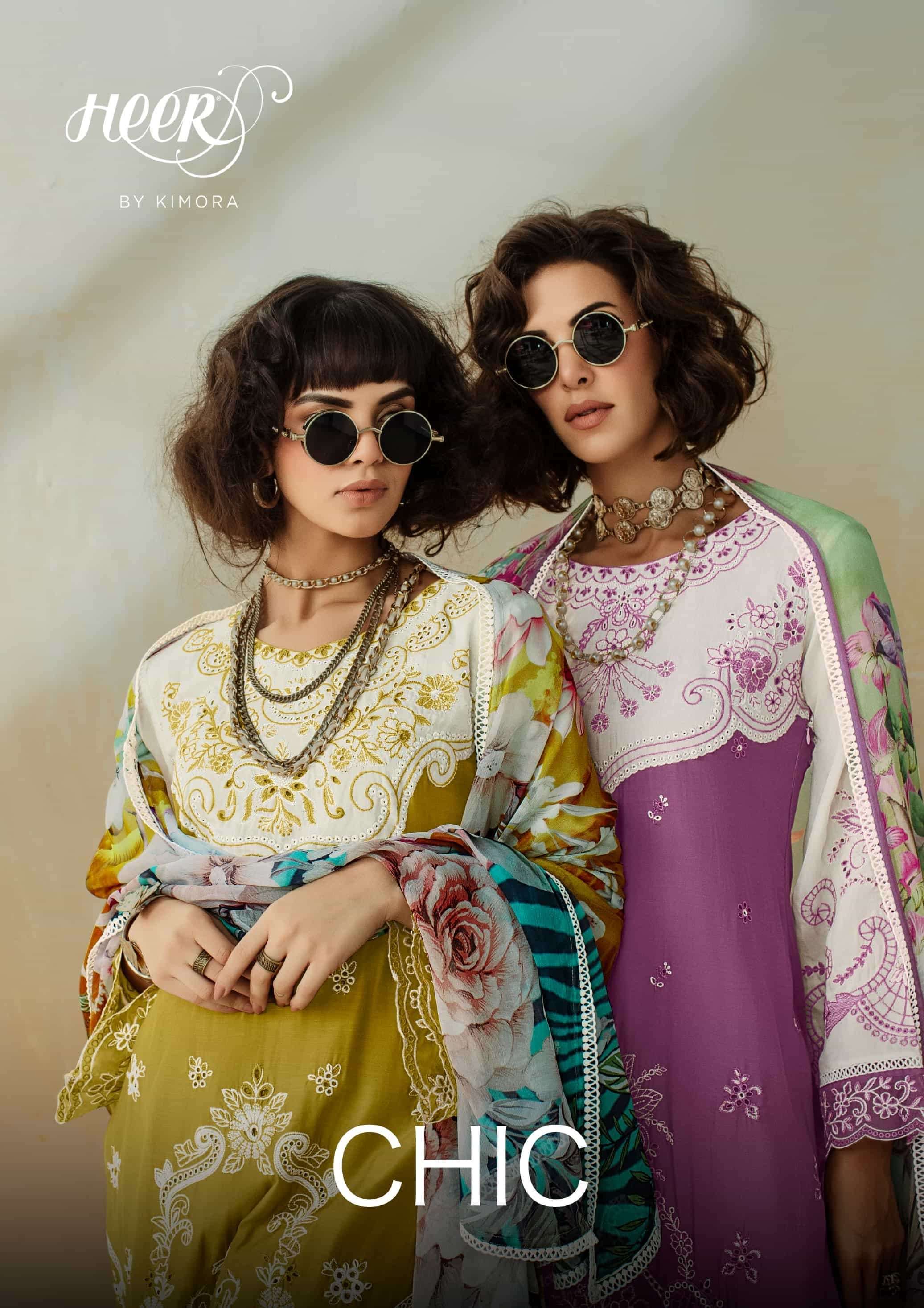 KIMORA HEER CHIC DESIGNER MUSLIN LADIES SUIT WHOLESALER 2025