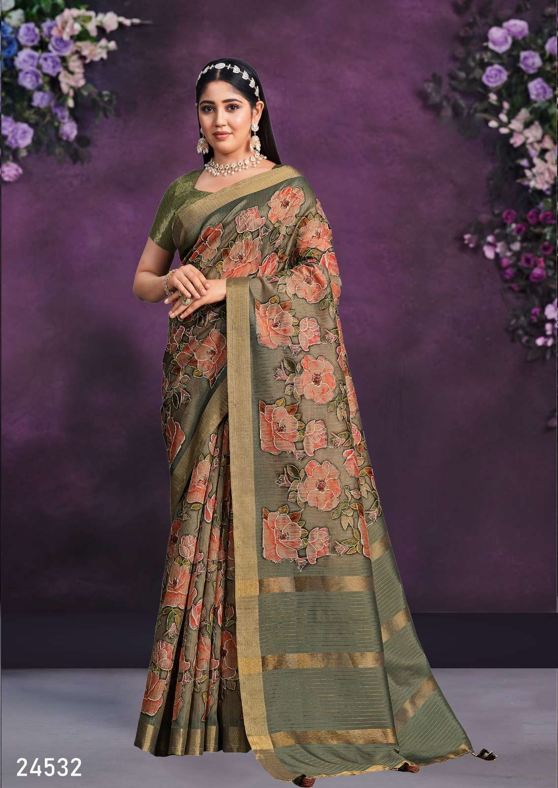 MAHOTSAV NORITA 24500 B SERIES PARTYWEAR DESIGNER SAREE EXPORTER 2025