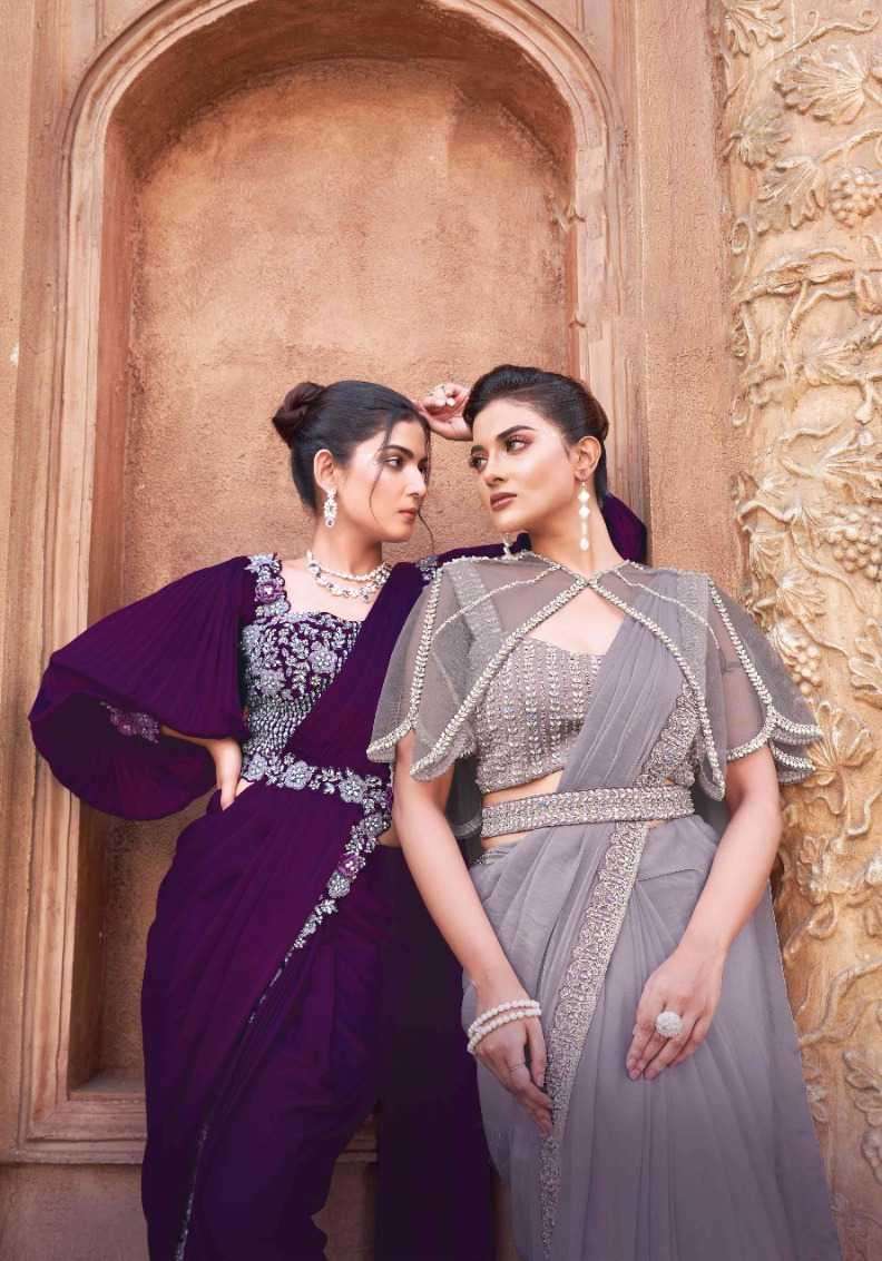 MAHOTSAV SAREE LUNA 25300 SATIN SILK READYMADE SAREE CATALOGUE SUPPLIER 2025