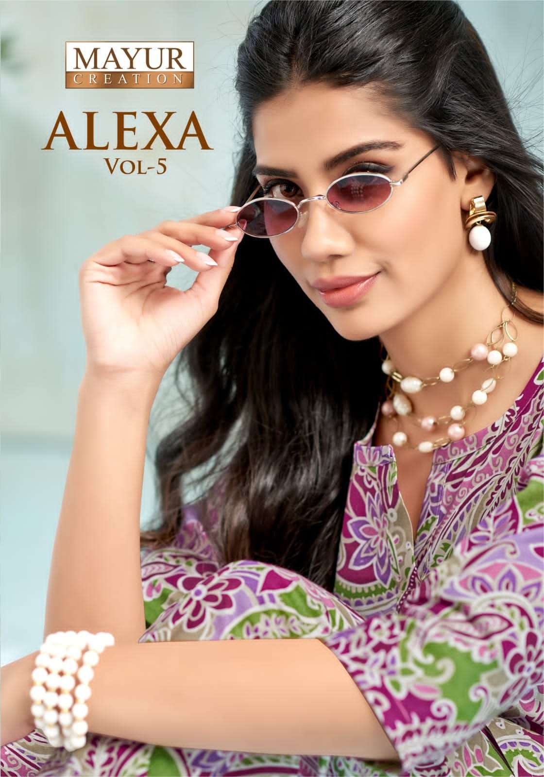 MAYUR ALEXA VOL 5 PRINTED COTTON CORD SET CATALOG SUPPLIER 