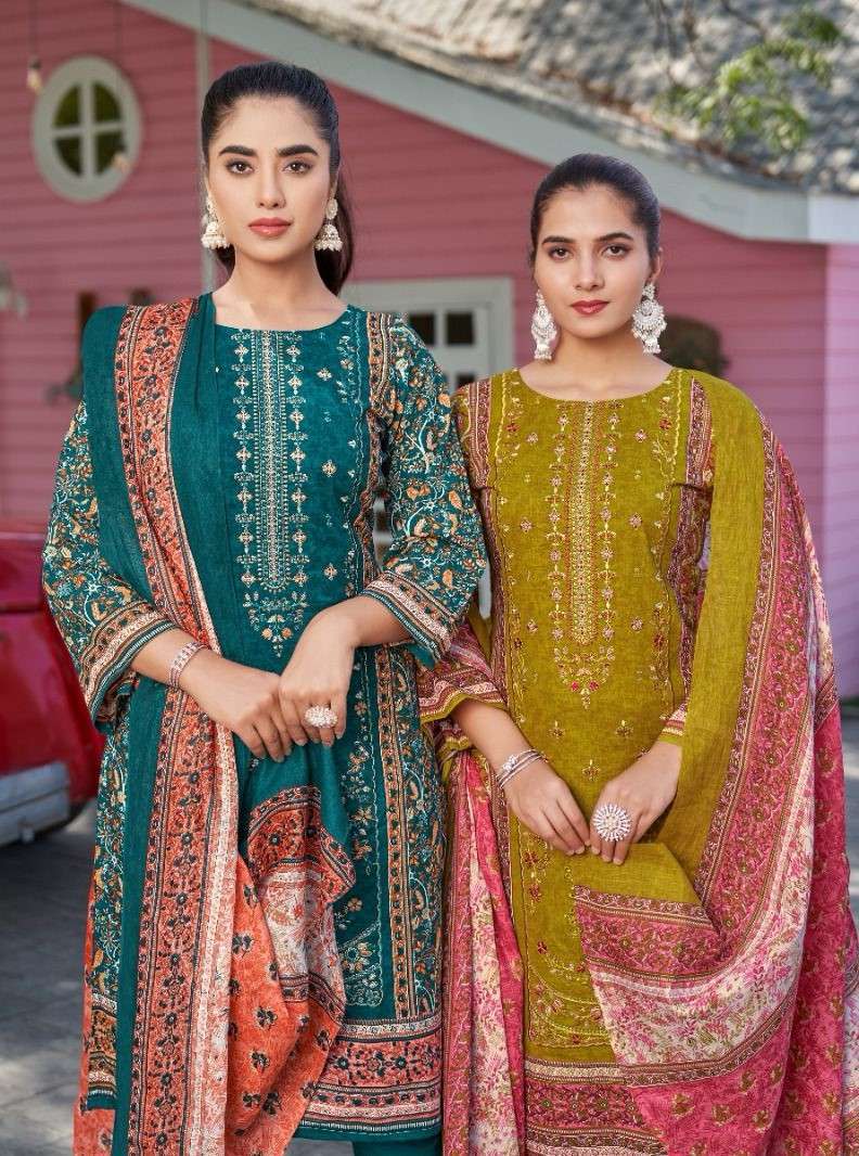 PAKZIA PRINTS FIRDAUS VOL 59 KARACHI COTTON SUIT WHOLESALE PRICE 2025 