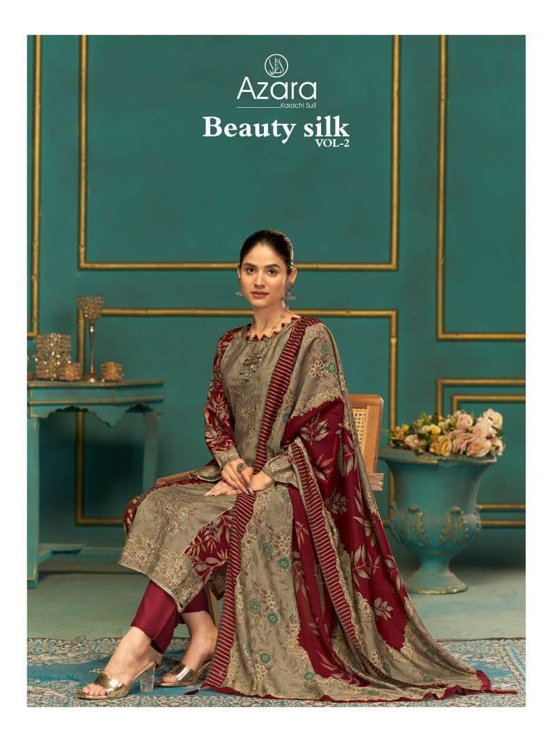 RADHIKA FASHION AZARA BEAUTY SILK VOL 2 MUSLIN SUIT WHOLESALER 2025