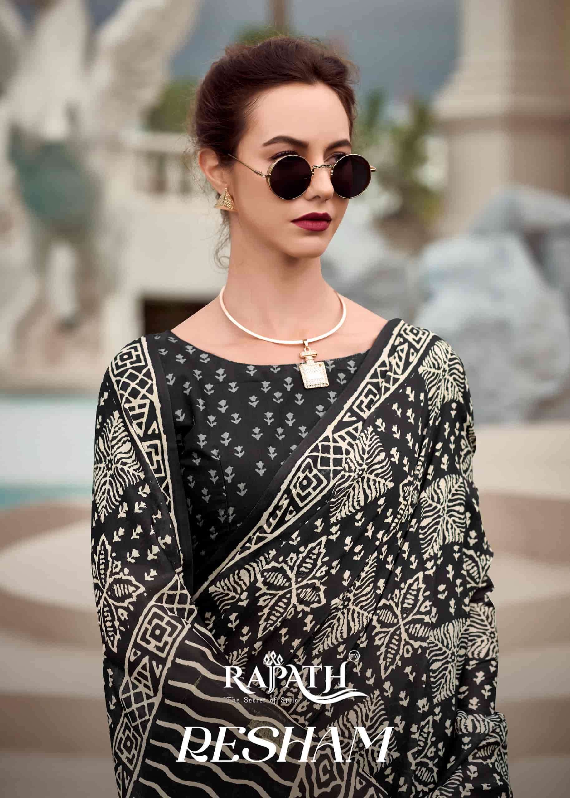 RAJPATH RESHAM SILK 760001 TO 760010 DESIGNER MAL MAL SILK SUIT WHOLESALER 