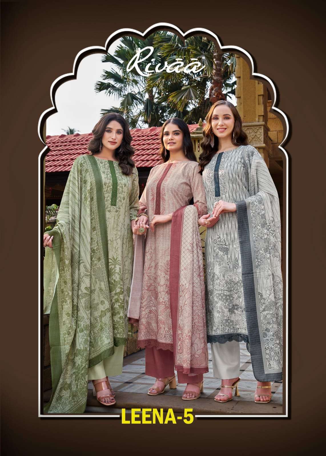 RIVAA LEENA VOL 5 LINEN COTTON PRINTED SALWER KAMEEZ WHOLESALE PRICE 