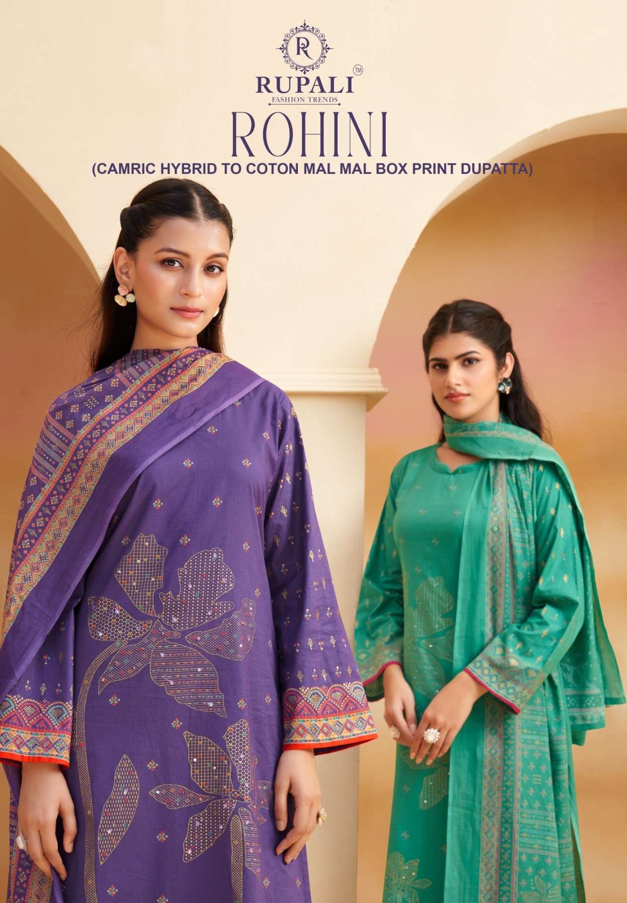 RUPALI FASHION ROHINI COTTON SALWER SUIT CATALOG SUPPLIER 