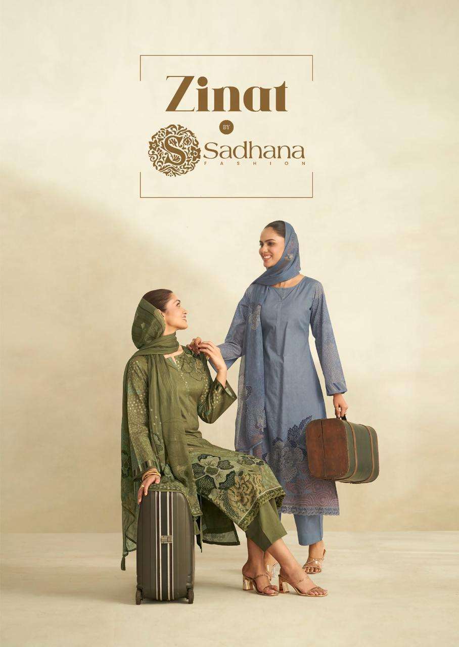 SADHANA FASHION ZINAT PURE LAWN COTTON SUIT SUPPLIER 2025
