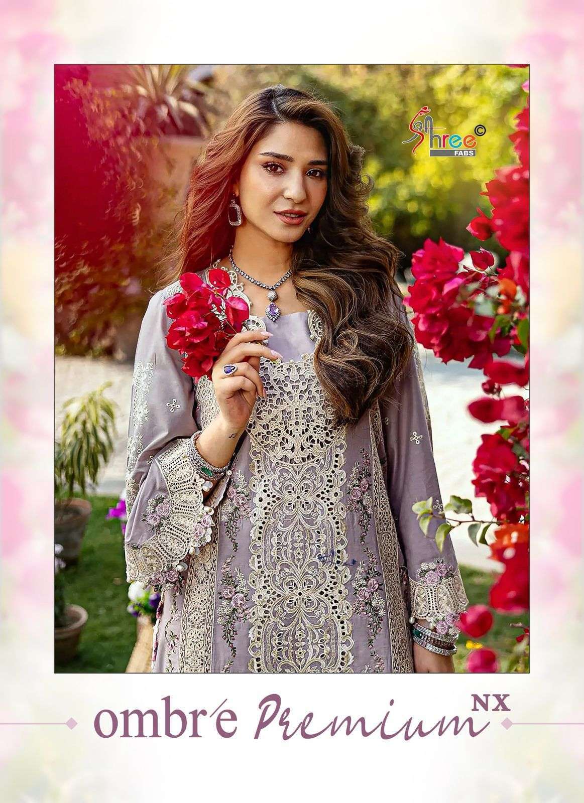 SHREE FAB OMBRE PREMIUM NX EMBROIDERED PAKISTANI COTTON SUIT WHOLESALER 2025