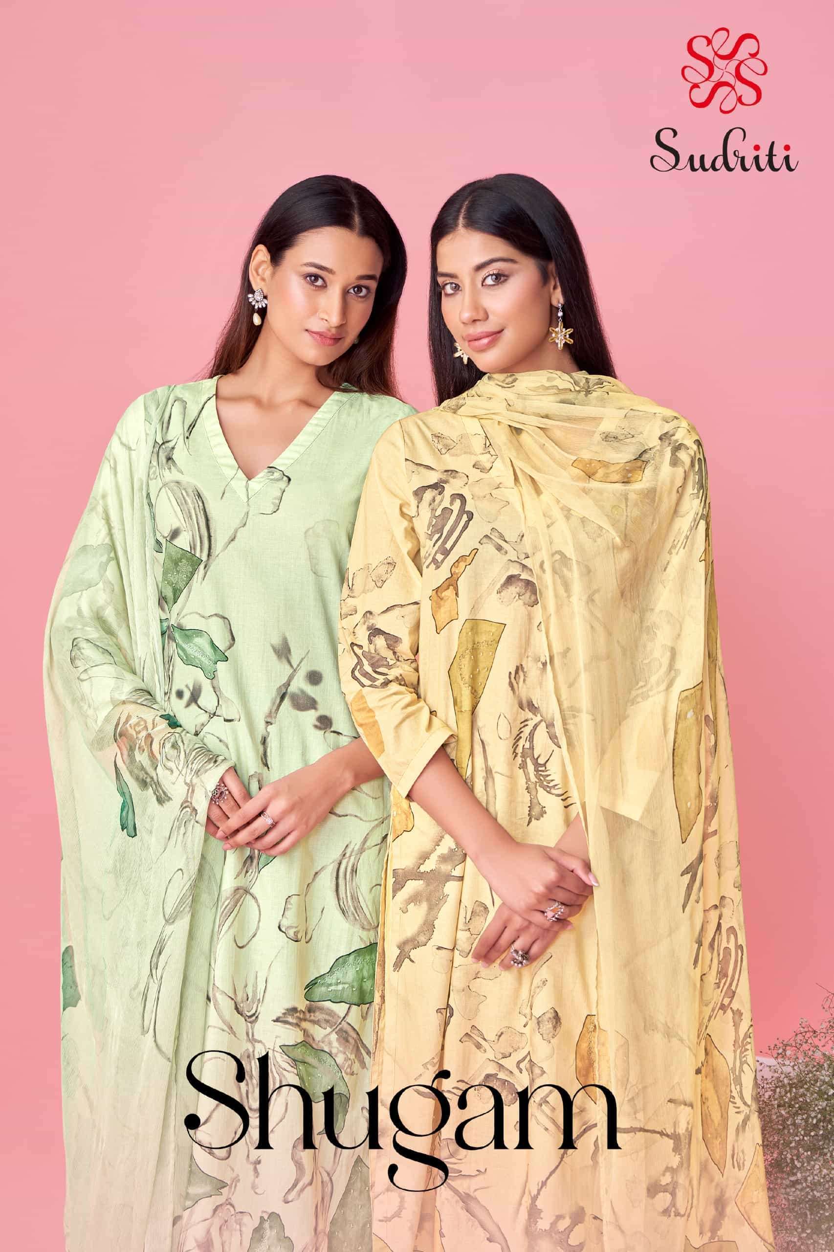 SUDRITI SHUGAM LAWN COTTON SALWER KAMEEZ WHOLESALER 