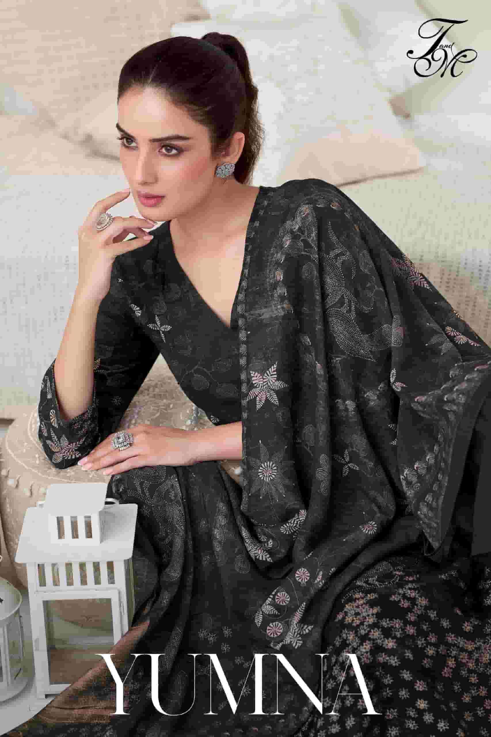 T AND M DESIGNER YUMNA COLLECTION PURE COTTON SUIT CATALOGUE SUPPLIER 2025