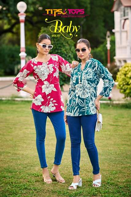 TIPS AND TOPS BABY VOL 7 RAYON PRINTED SHORT KURT WHOLESALER 