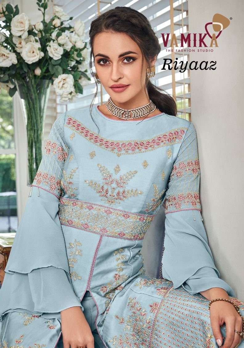 VAMIKA RIYAAZ NX GEORGETTE DESIGNER READYMADE KURTI COLLECTION 2025