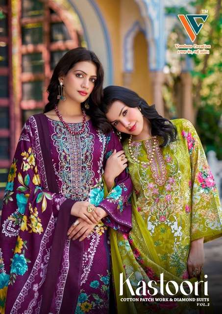 VANDANA CREATION KASTOORI VOL 2 COTTON SUIT WHOLESALER 2025