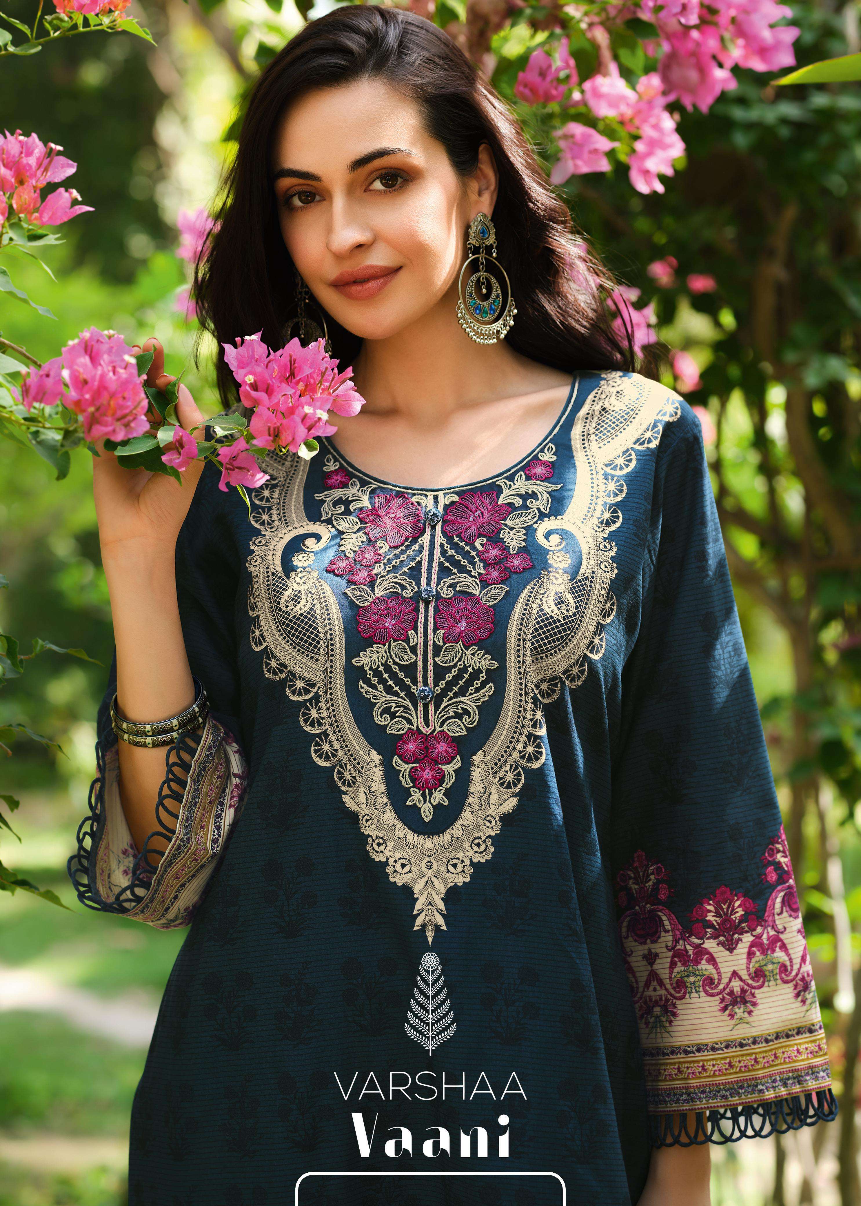 VARSHA FASHION VAANI STYLISH COTTON SUIT CATALOG DEALER 2025