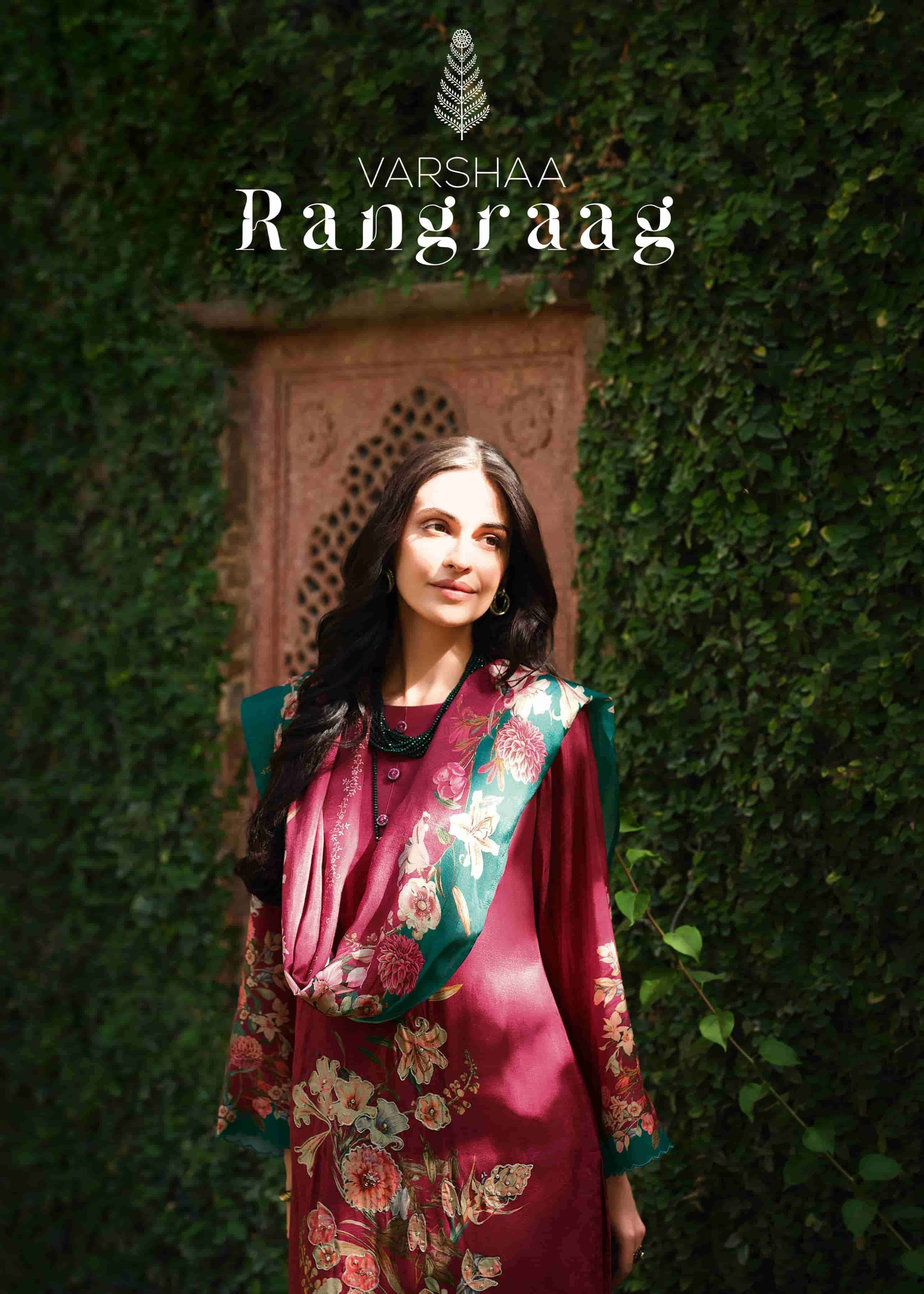 VARSHA RANGRAAG VISCOSE MUSLIN DESIGNER SALWER KAMEEZ SUIT WHOLESALER 