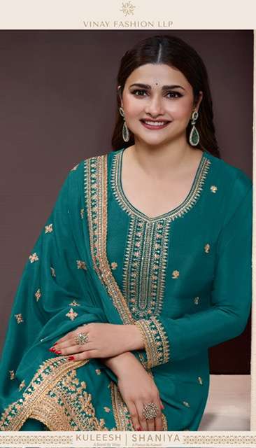 VINAY KULEESH SHANIA CHINON SUIT WHOLESALER 