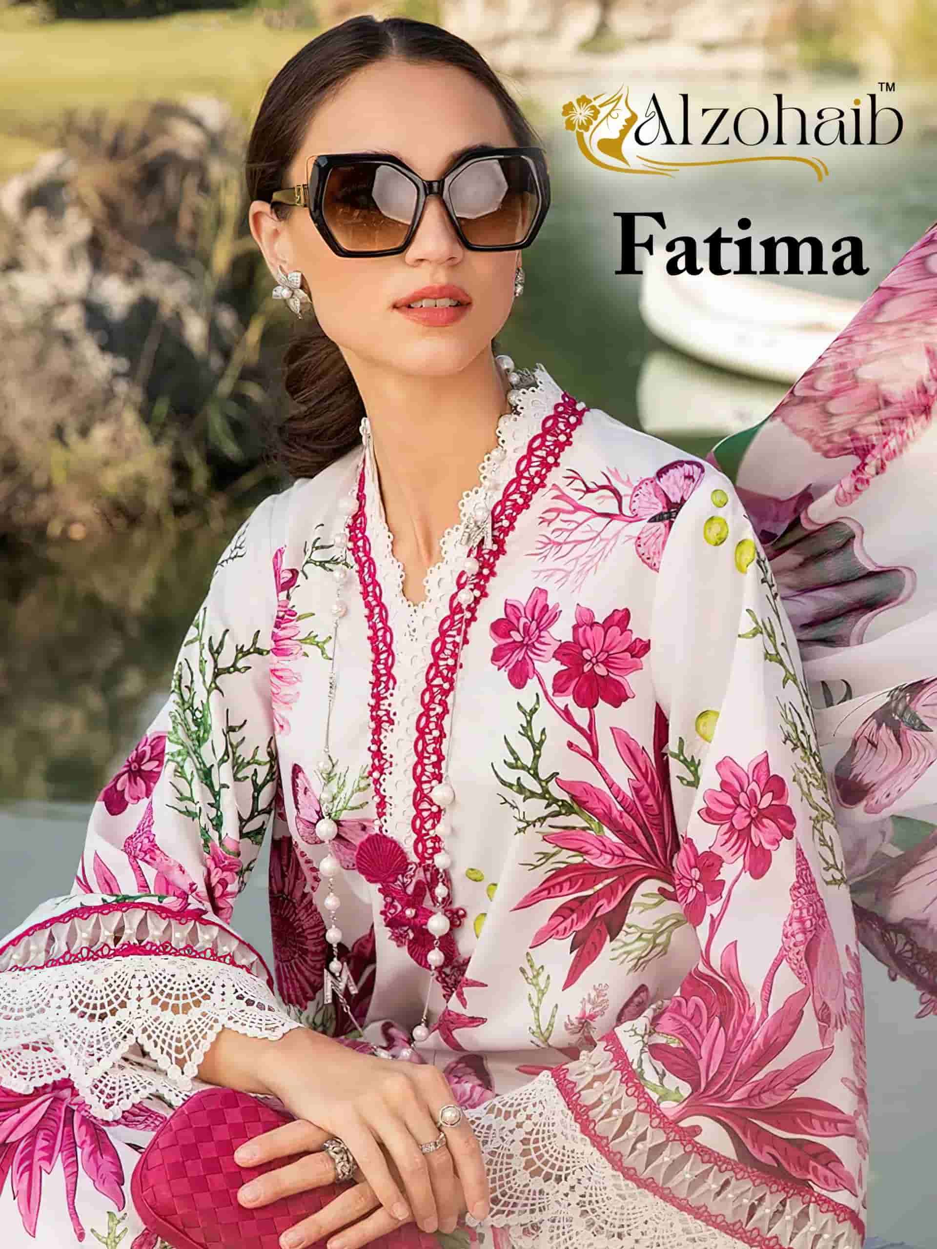 AL ZOHAIB FATIMA PURE COTTON PAKISTANI SUIT WHOLESALER 2025