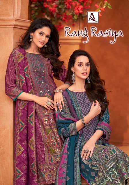 ALOK SUIT RANG RASIYA HAND WORK SUIT SUPPLIER 