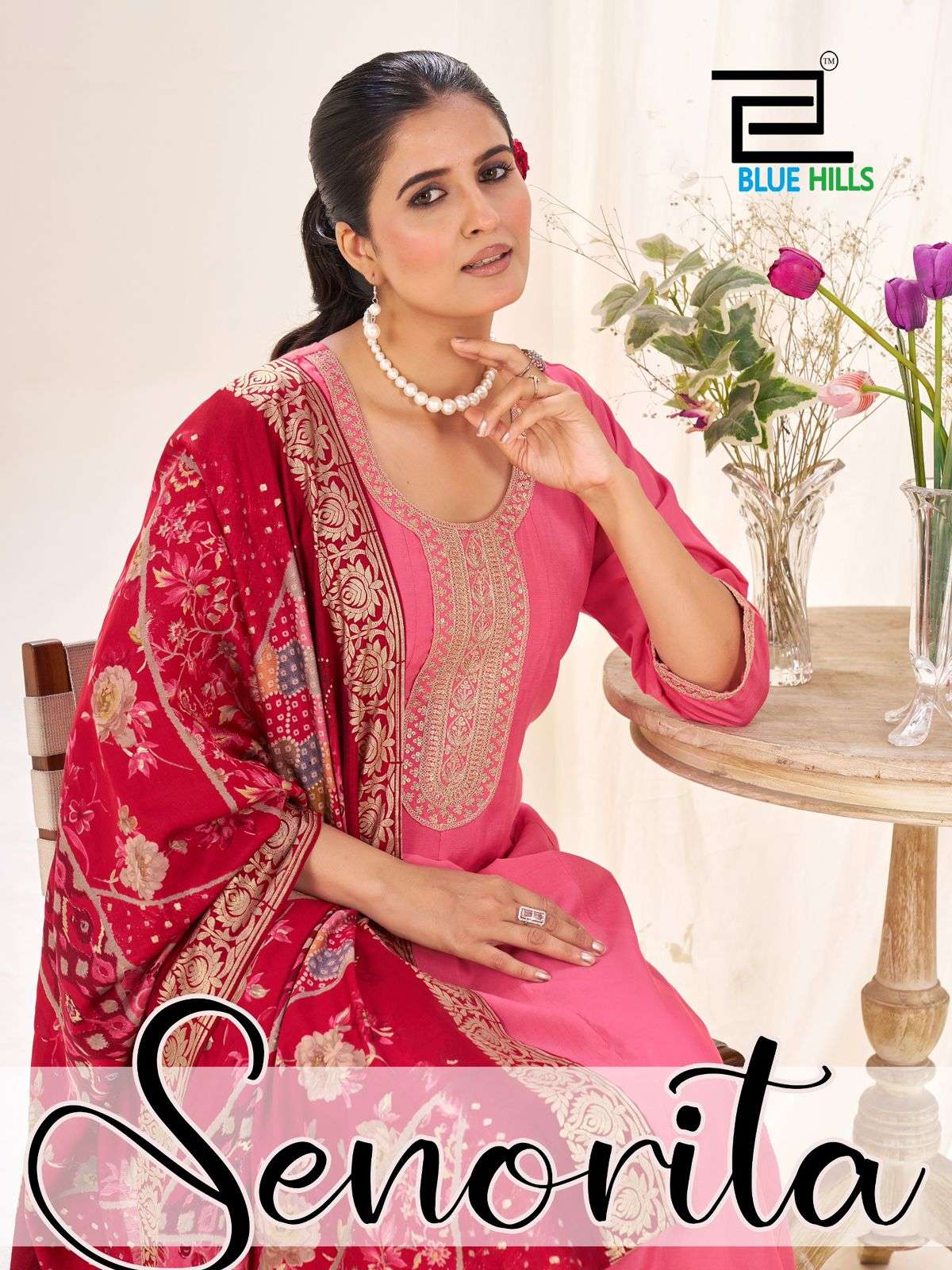 BLUE HILLS  SENORITA READYMADE KURTI SUPPLIER 2025                                                                         