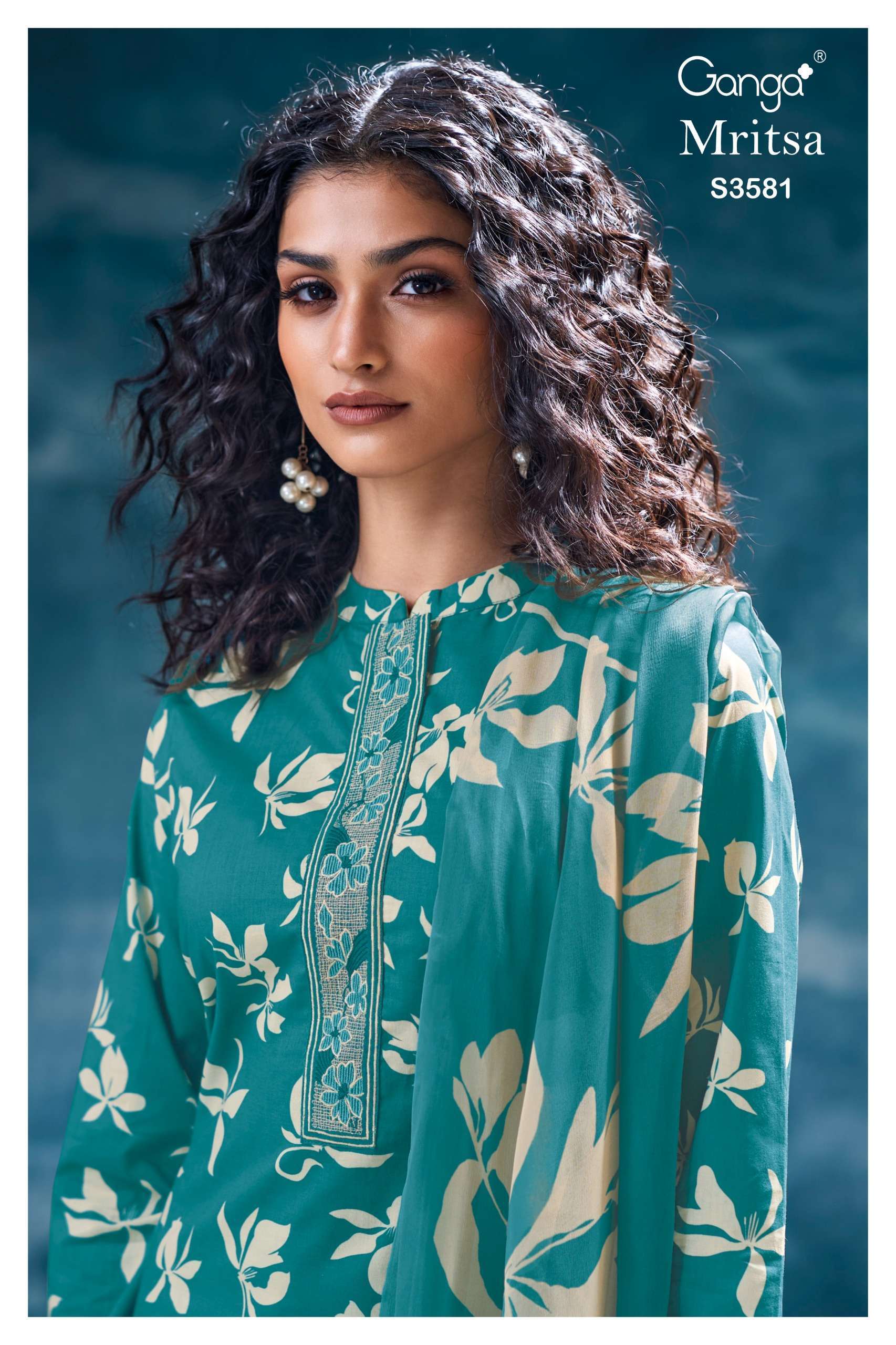 GANGA FASHION MRISTA 3581 COTTON SALWER SUIT 