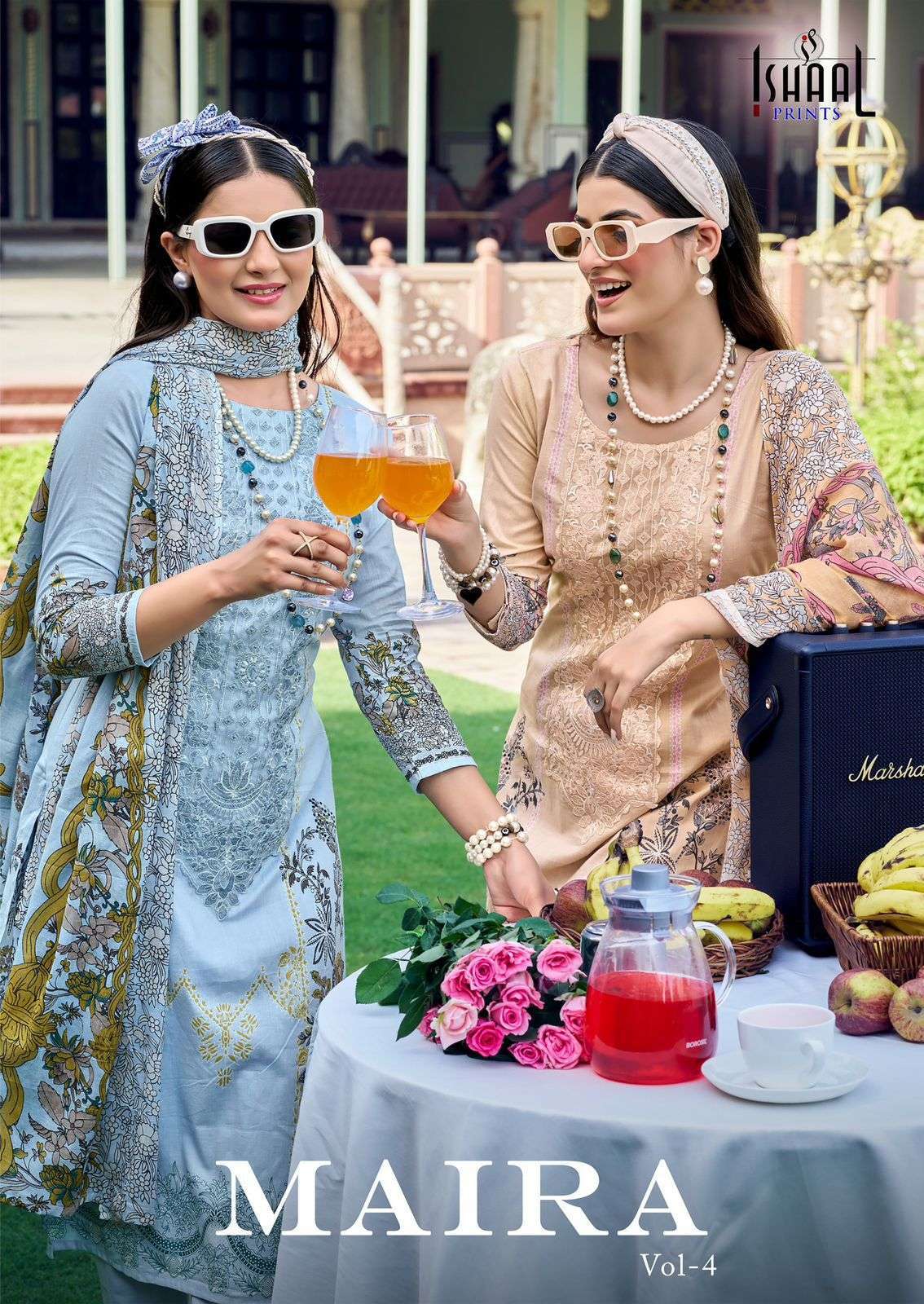 ISHAAL MAIRA VOL 4 PURE LAWN EMBROIDERY SUIT WHOLESALER 2025